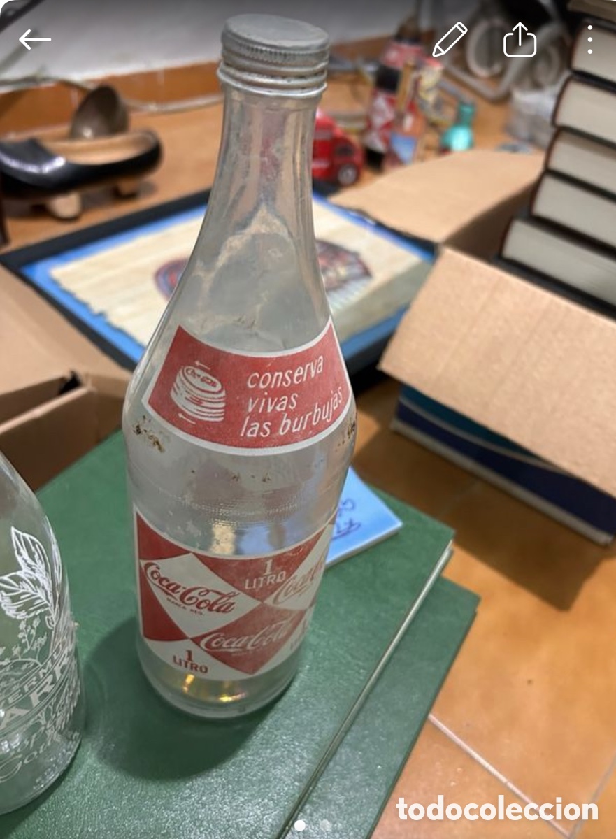 Otros Art&iacute;culos de Coleccionismo en Papel: 2 Botellas cocacola rombos