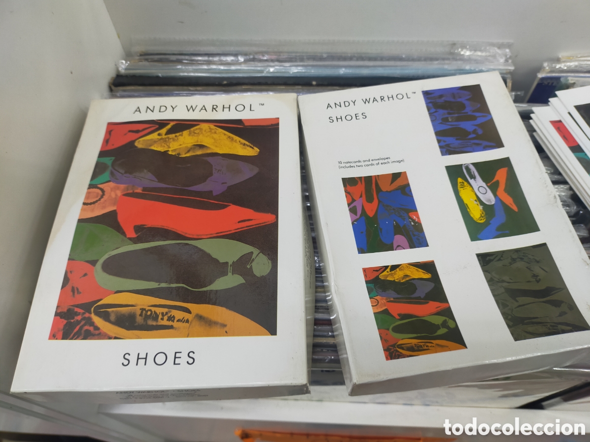 Otros Art&iacute;culos de Coleccionismo en Papel: Andy warhol shoes caja box con 10 postales leer descripci&oacute;n