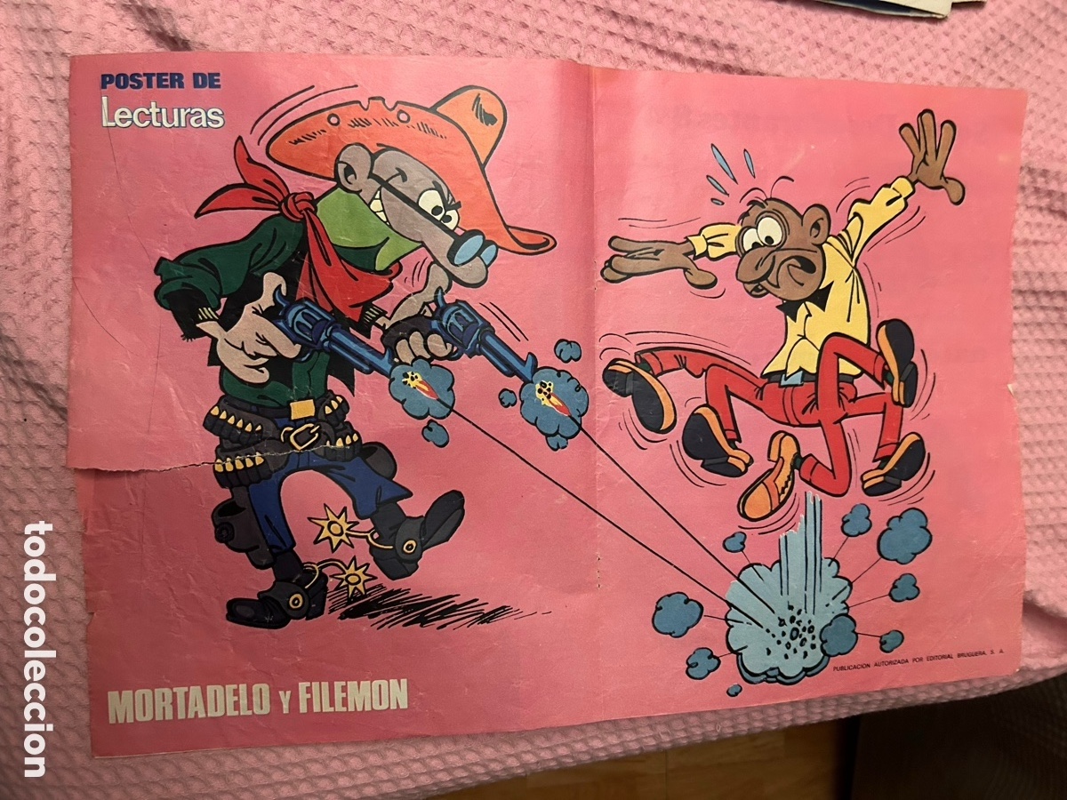 Otros Art&iacute;culos de Coleccionismo en Papel: P&oacute;ster mortadelo y Filem&oacute;n