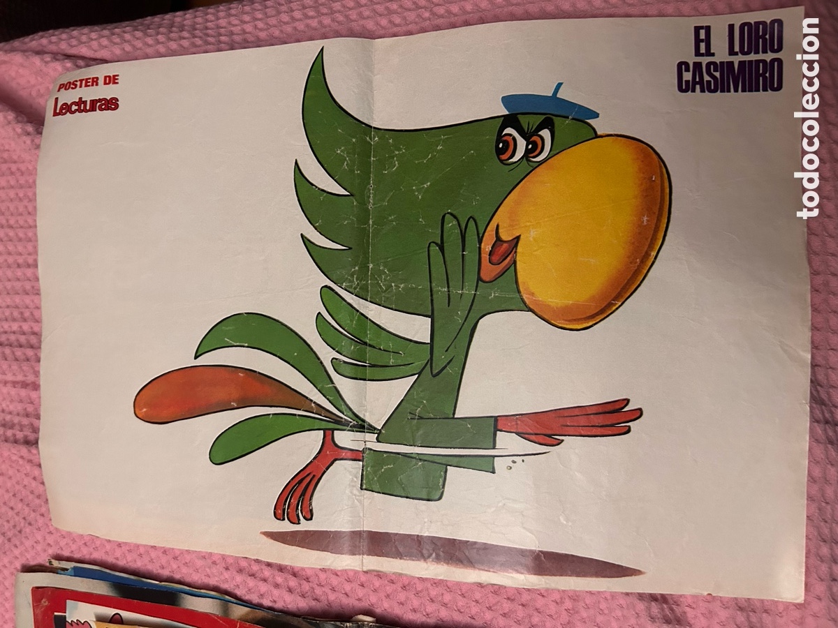 Otros Art&iacute;culos de Coleccionismo en Papel: P&oacute;ster lecturas loro Casimiro