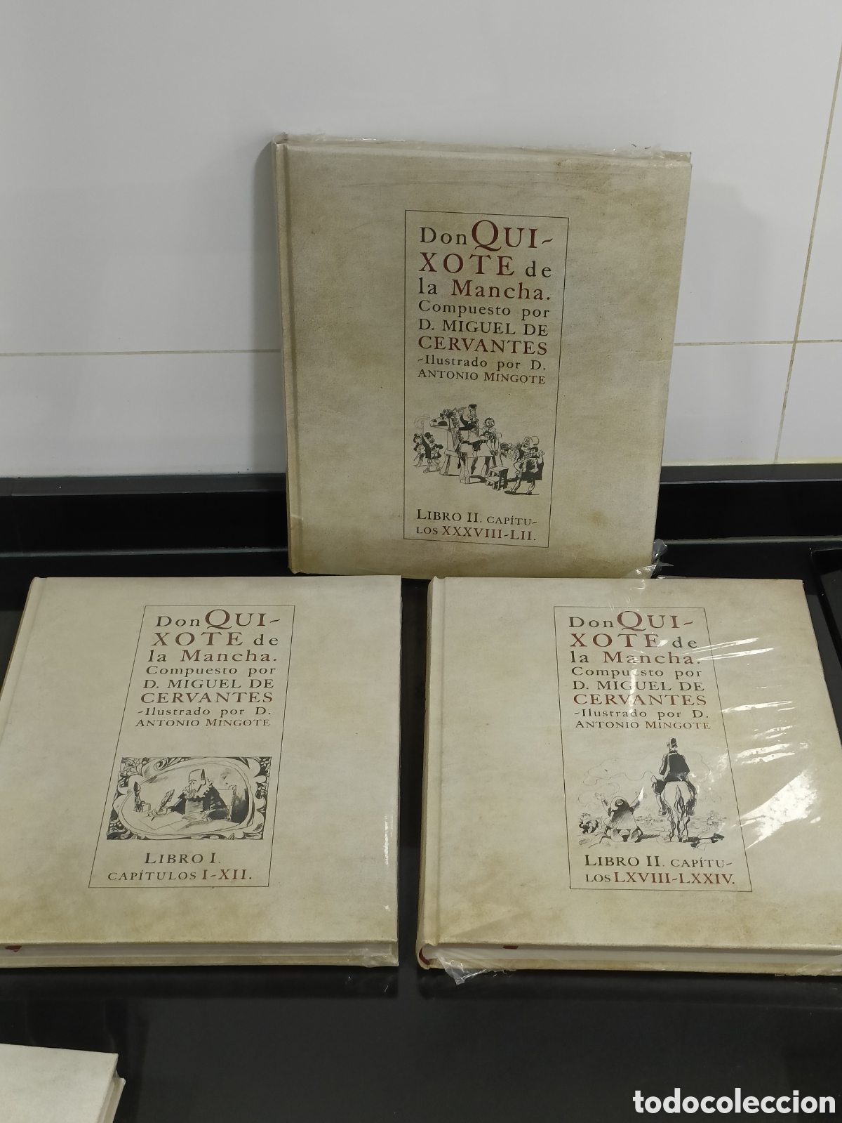 Otros Art&iacute;culos de Coleccionismo en Papel: Tomos 1-8-10 Colecci&oacute;n Don Quijote de la Mancha. Cervantes y Mingote