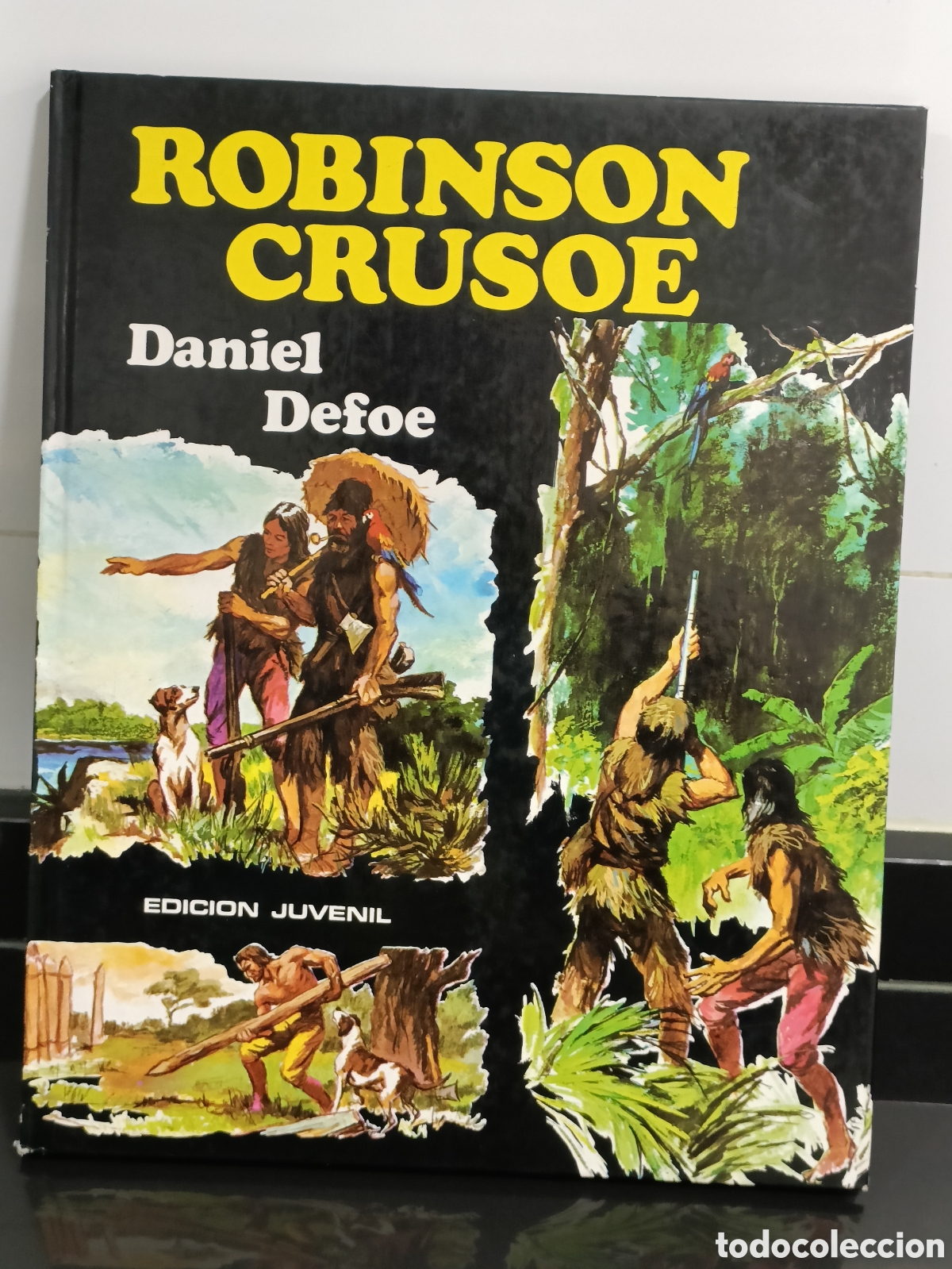 Otros Art&iacute;culos de Coleccionismo en Papel: 1979 libro Robinson Crusoe de Daniel Defoe Edici&oacute;n juvenil