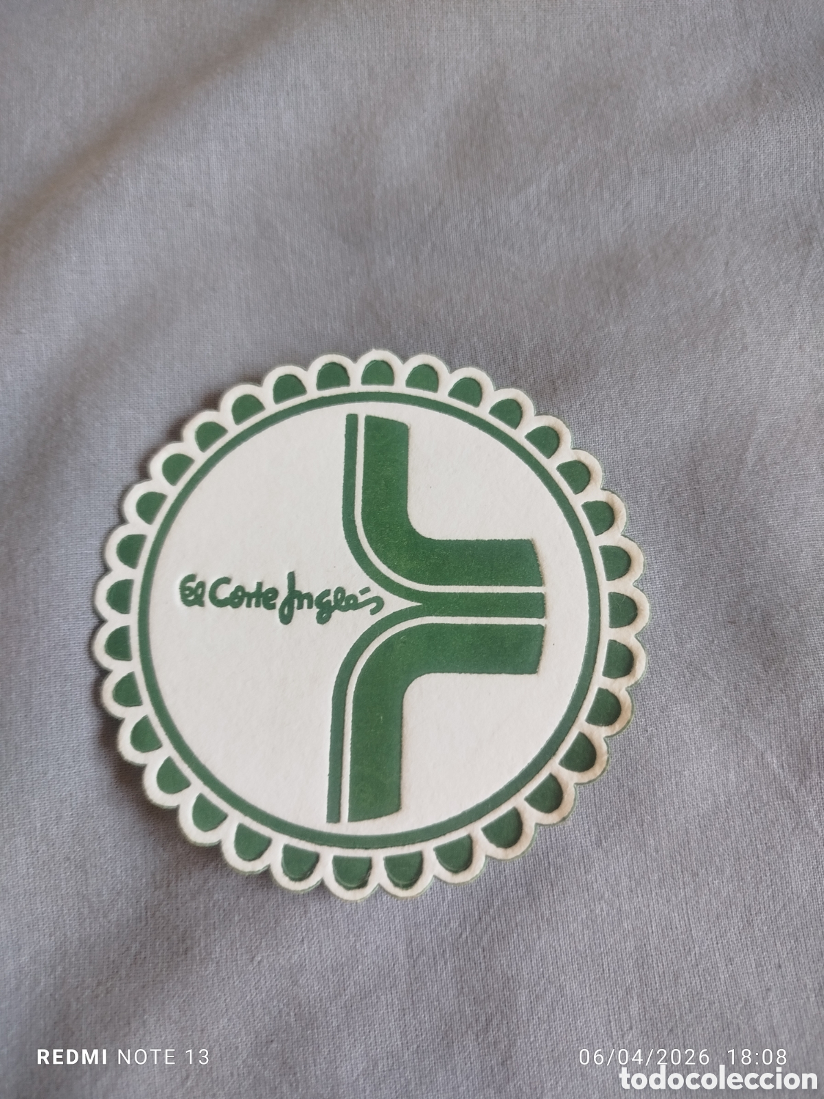 Otros Art&iacute;culos de Coleccionismo en Papel: posavasos -el corte ingles