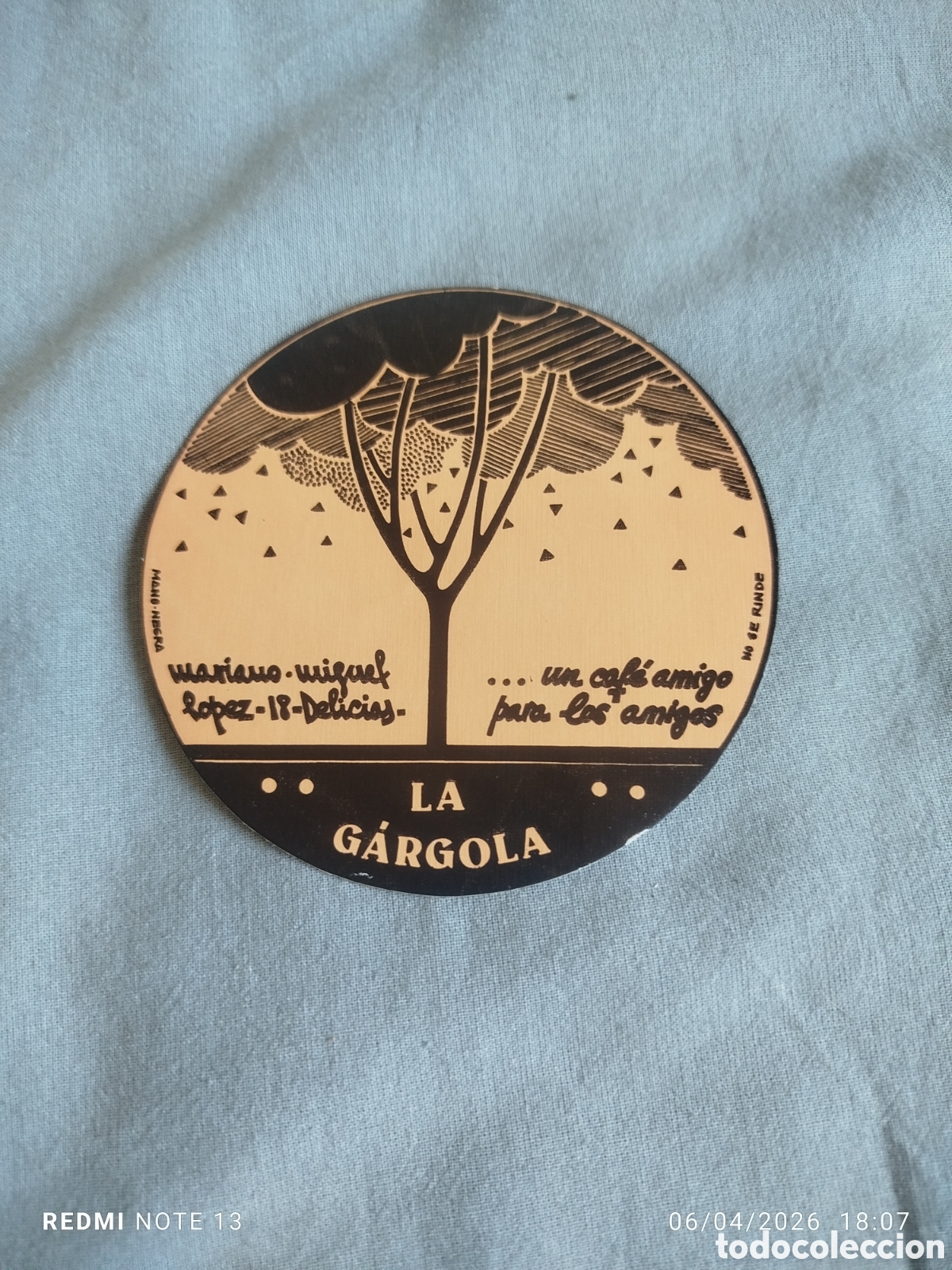 Otros Art&iacute;culos de Coleccionismo en Papel: posavasos -pub la gargola-valladolid