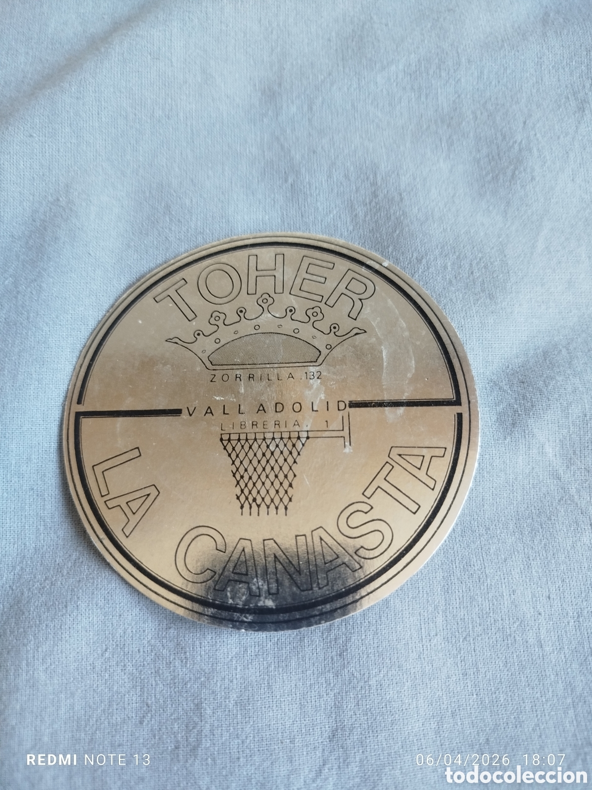 Otros Art&iacute;culos de Coleccionismo en Papel: posavasos -la canasta-valladolid