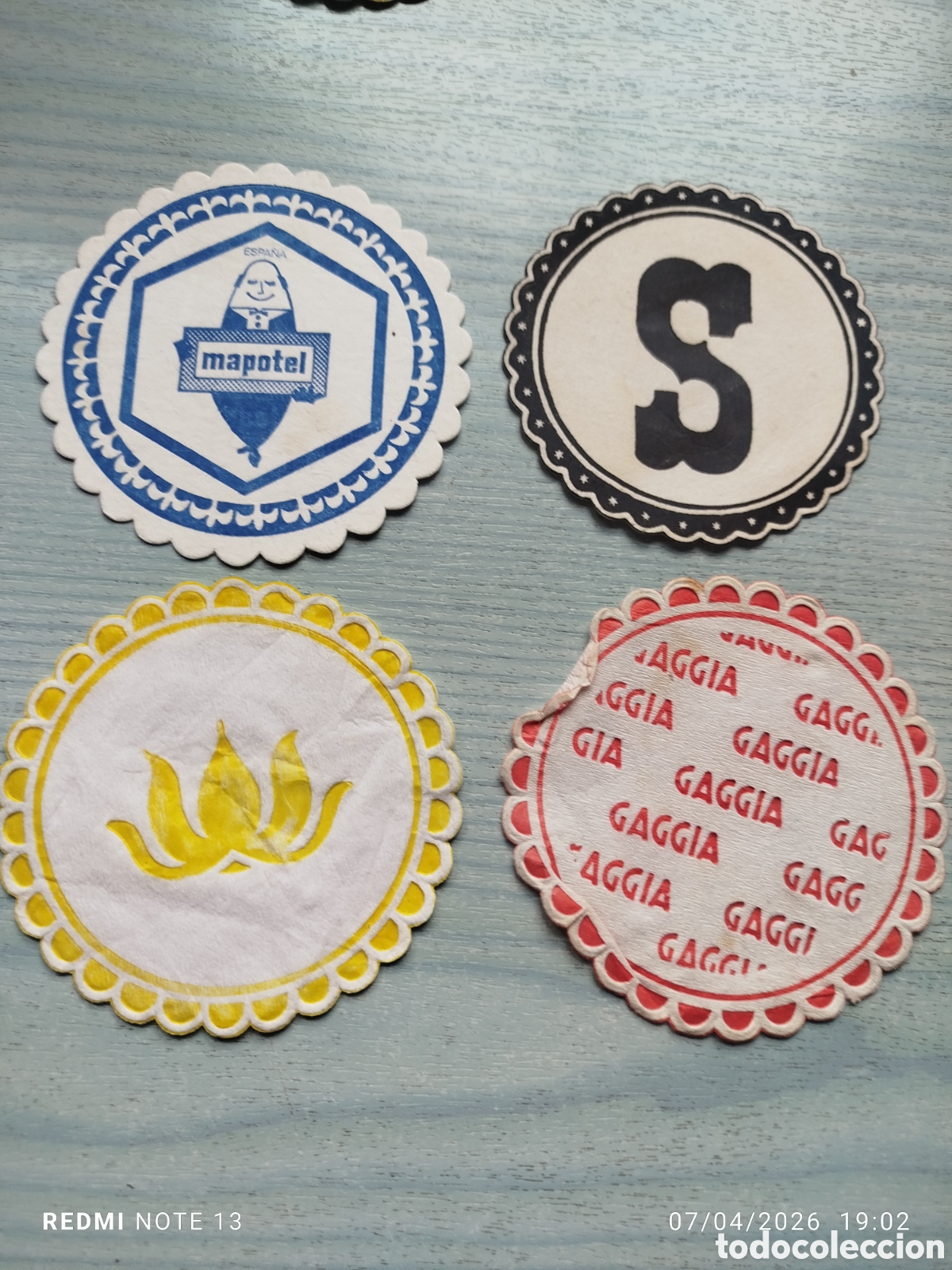 Collectionnisme Papier divers: posavasos -posavasos,sin identificar