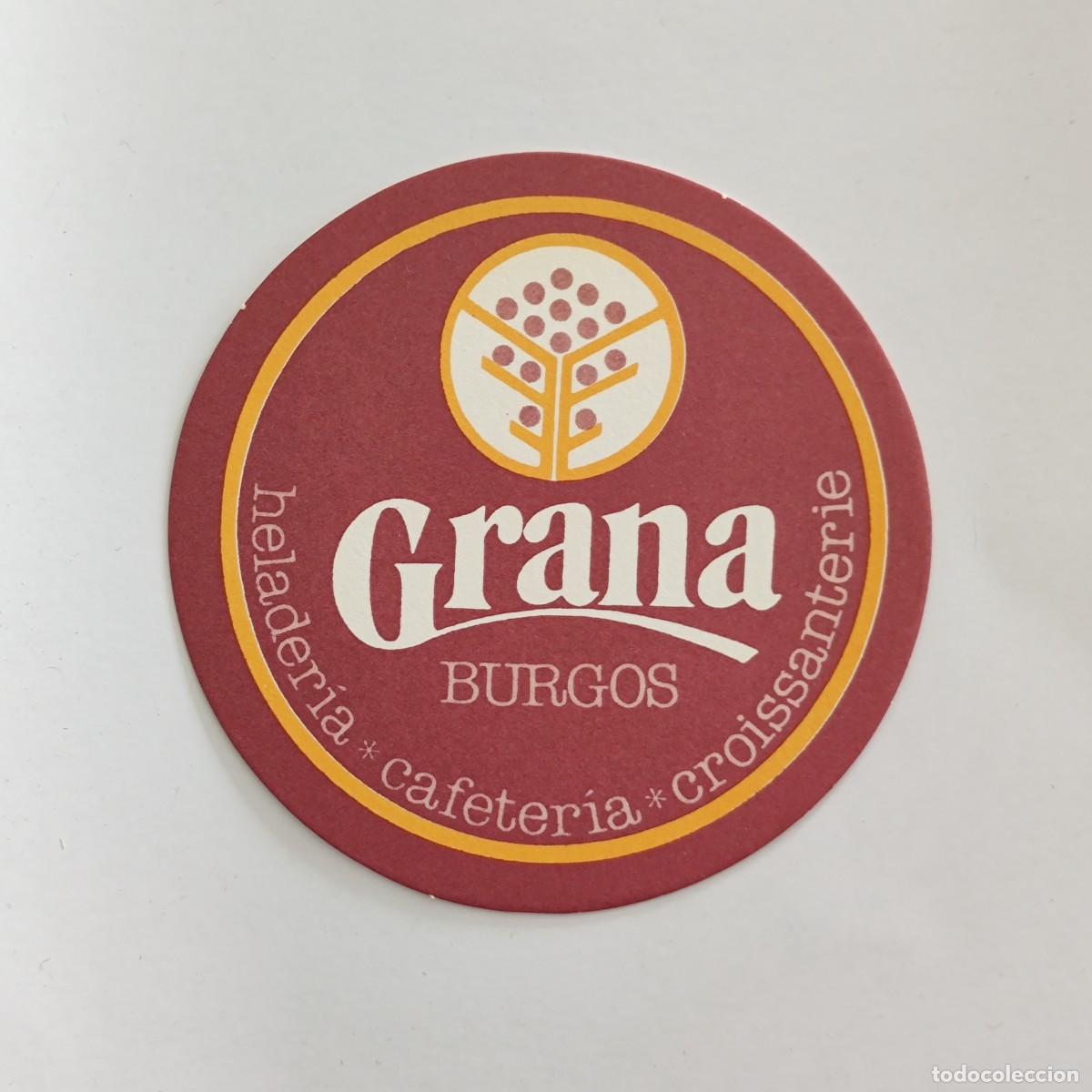 Otros Art&iacute;culos de Coleccionismo en Papel: POSAVASOS - BURGOS - GRANA - HELADERIA CAFETERIA CROISSANTERIE