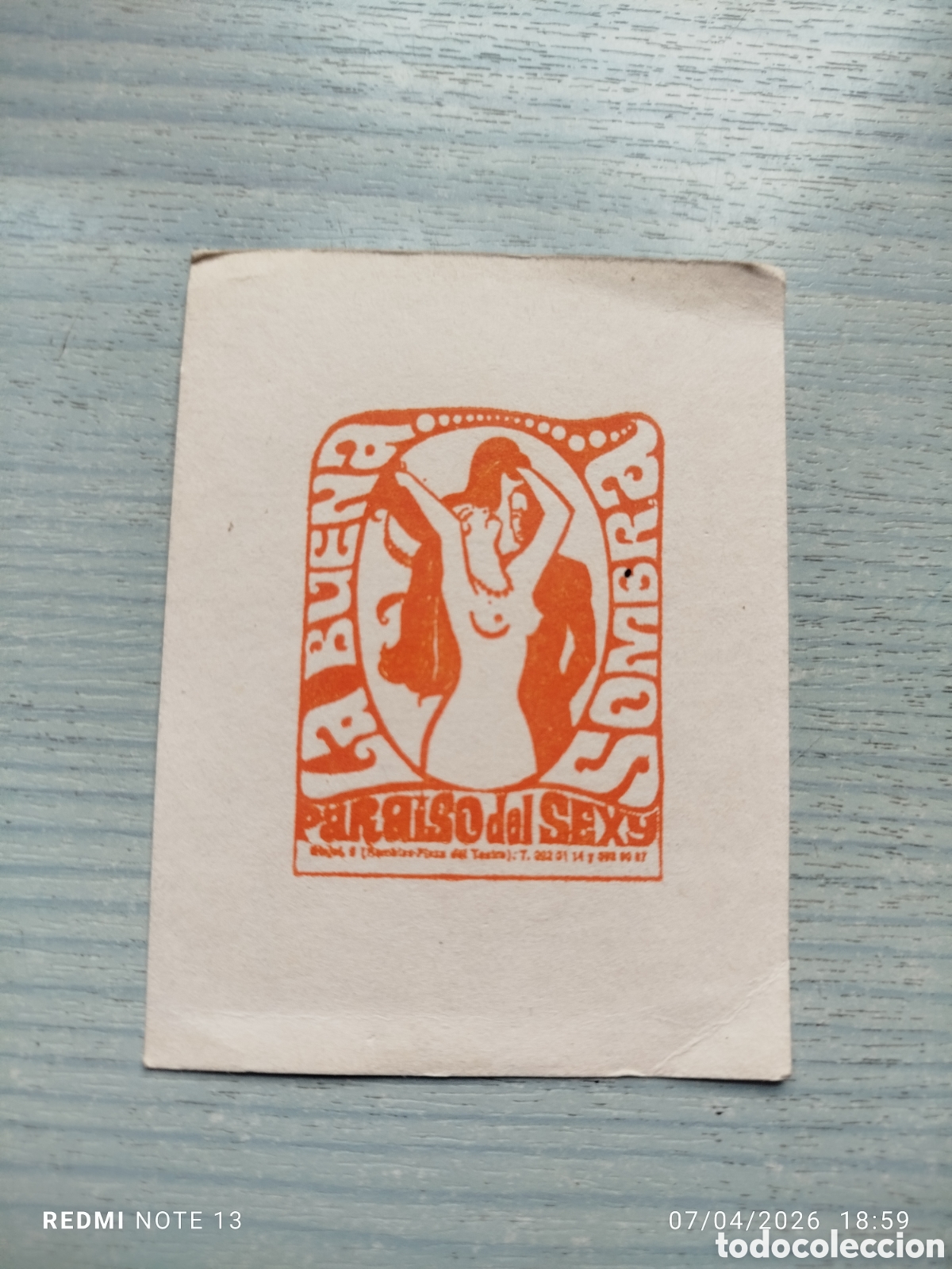 Otros Art&iacute;culos de Coleccionismo en Papel: posavasos -la buena sombra--sin identificar