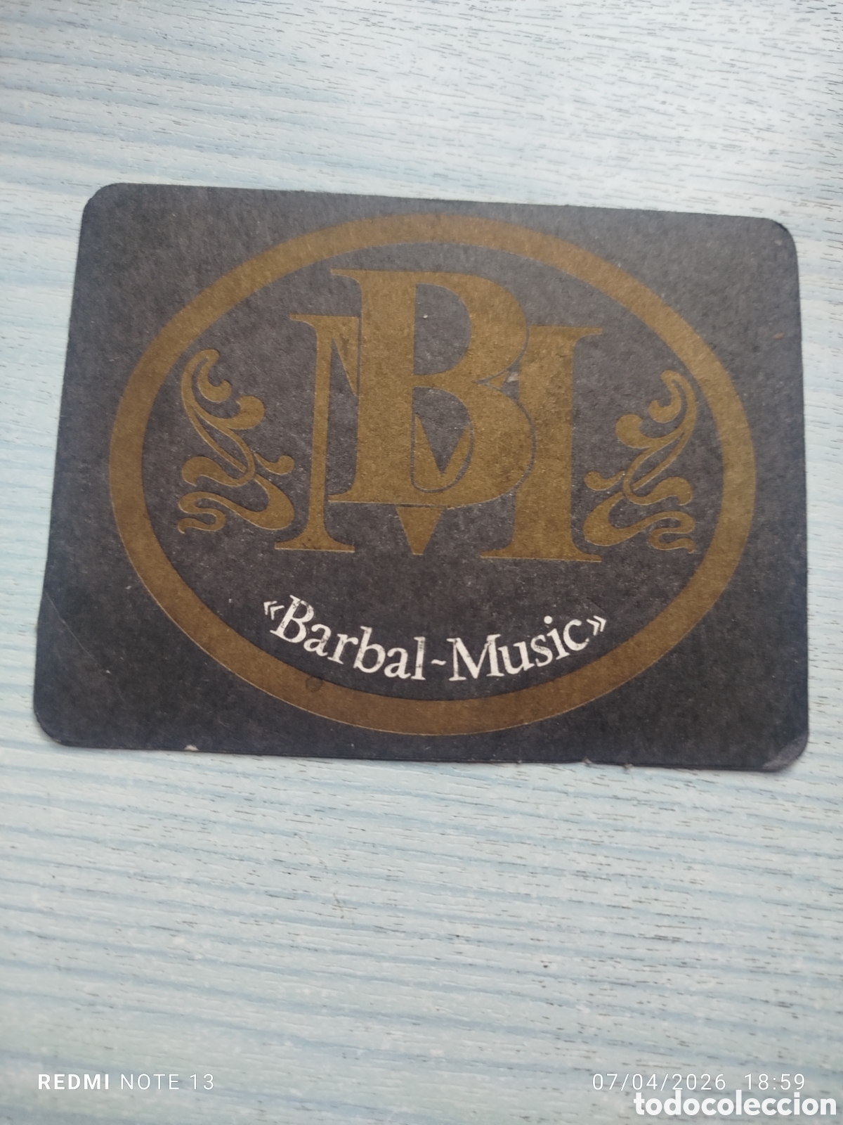 Otros Art&iacute;culos de Coleccionismo en Papel: posavasos -barbal-music--sin identificar