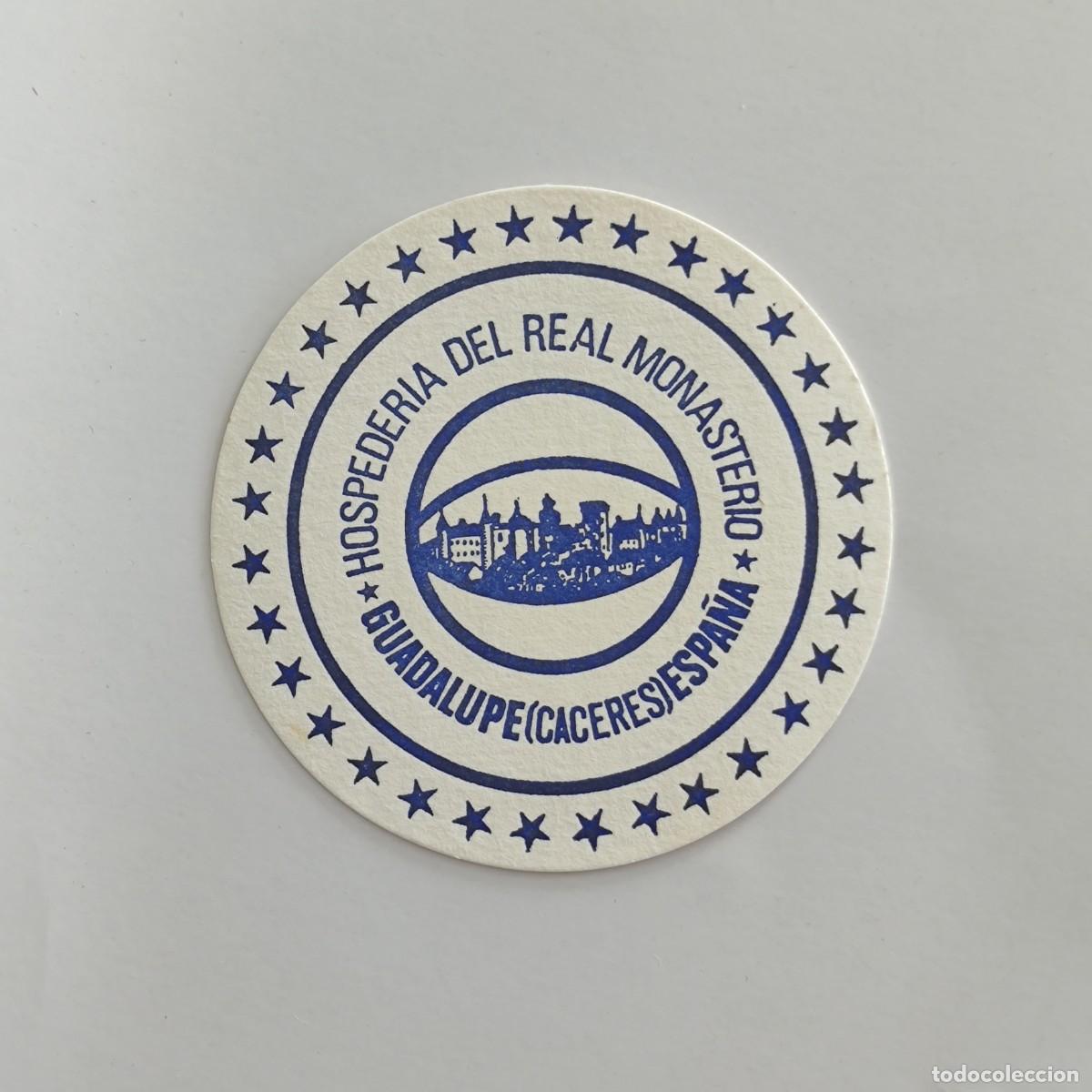 Collectionnisme Papier divers: POSAVASOS - CACERES / GUADALUPE - HOSPEDERIA DEL REAL MONASTERIO - 1988