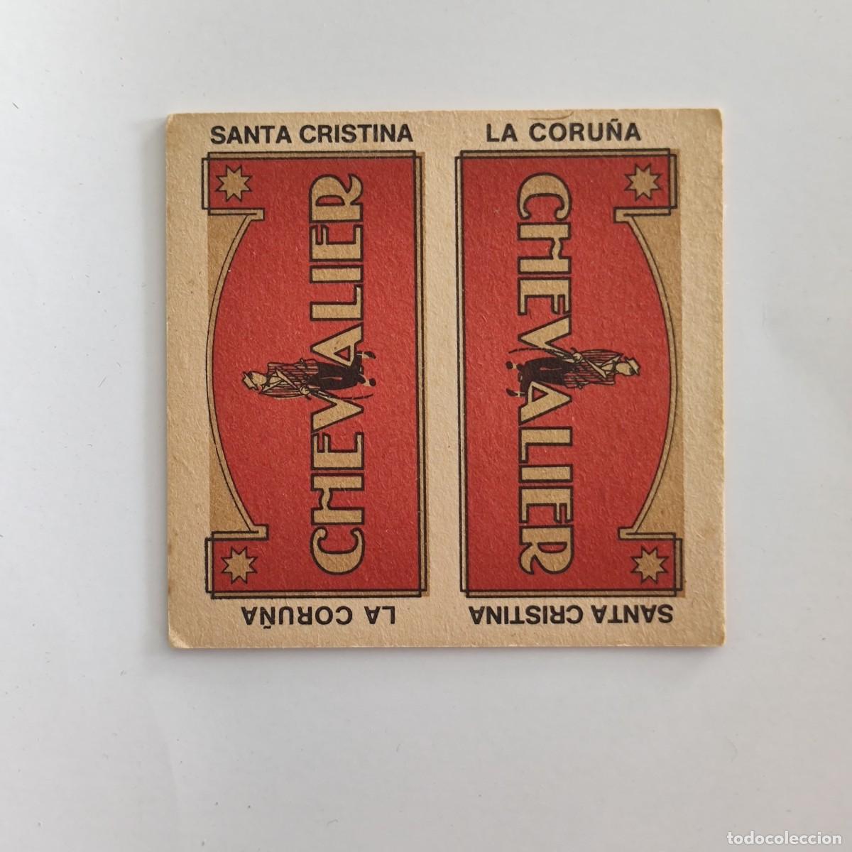 Otros Art&iacute;culos de Coleccionismo en Papel: POSAVASOS - A CORU&Ntilde;A / SANTA CRISTINA - CHEVALIER