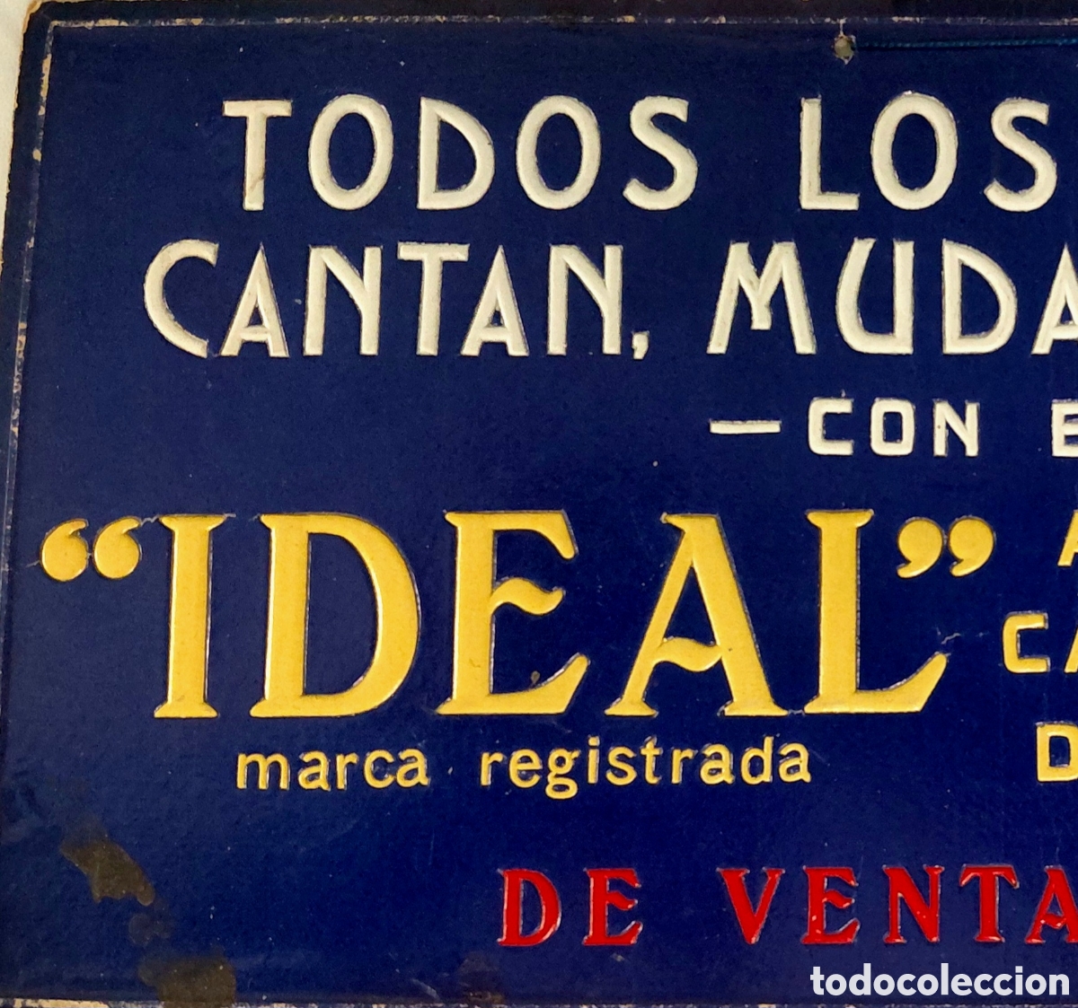 Otros Art&iacute;culos de Coleccionismo en Papel: Publicidad antigua en Cart&oacute;n. Alimento Ideal.