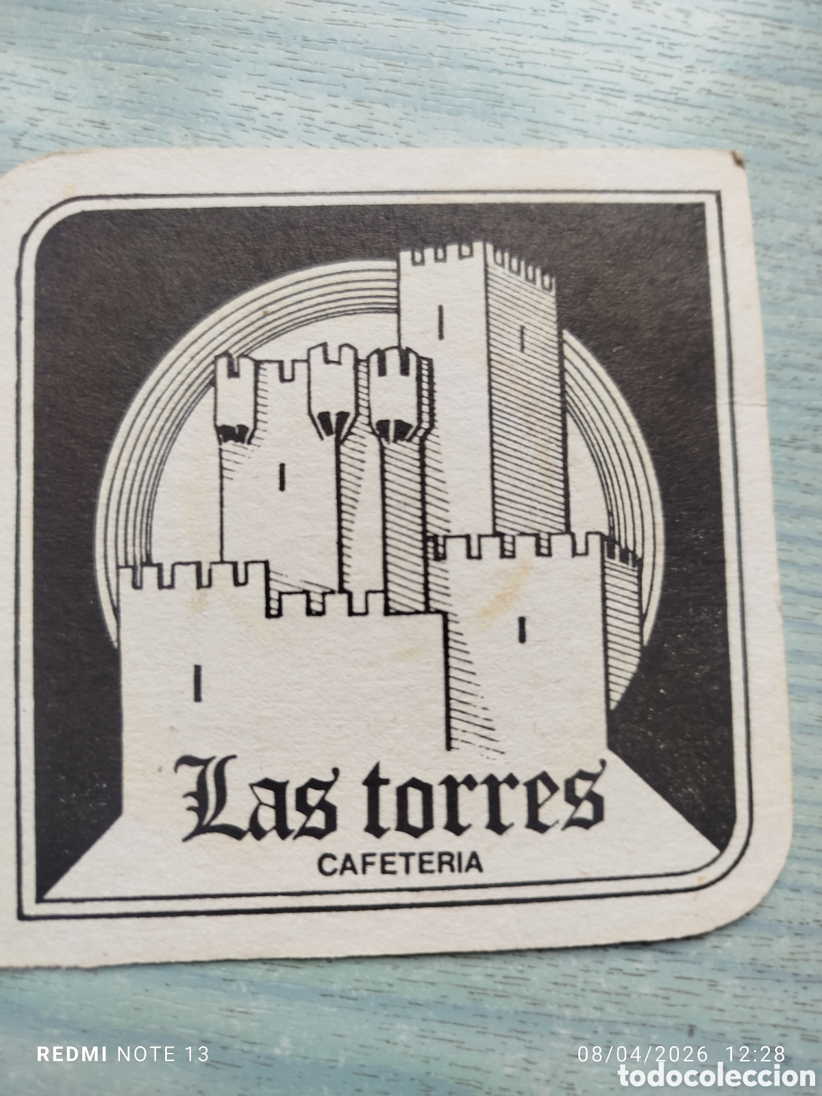 Otros Art&iacute;culos de Coleccionismo en Papel: posavasos -CAFETERIA LAS TORRES--SALAMANCA