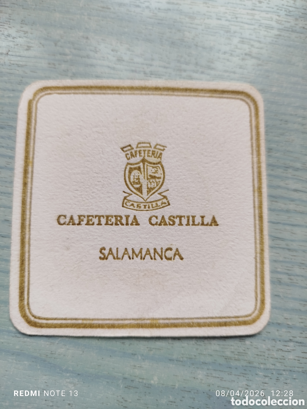 Otros Art&iacute;culos de Coleccionismo en Papel: posavasos -CAFETERIA CASTILLA--SALAMANCA