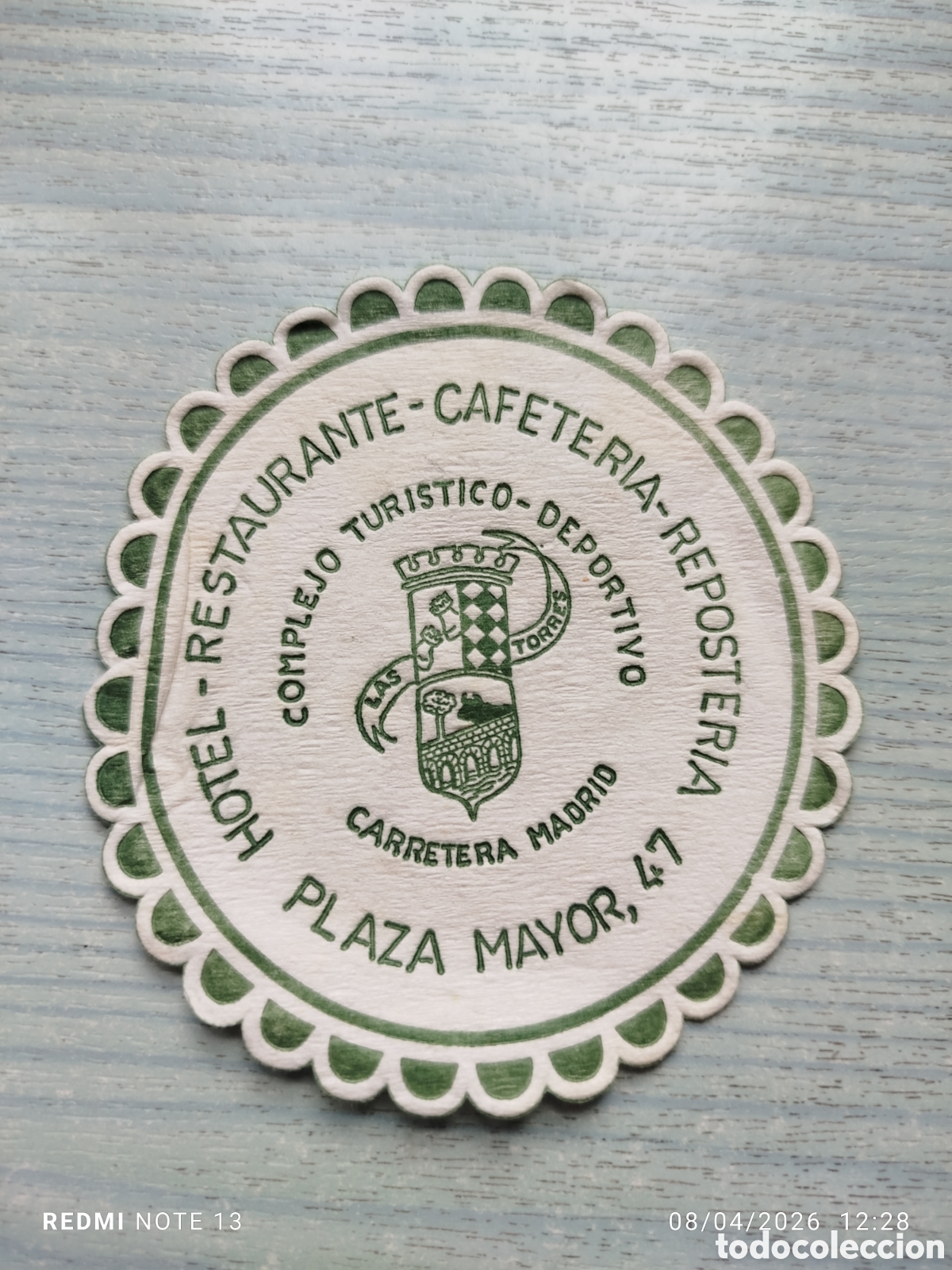Otros Art&iacute;culos de Coleccionismo en Papel: posavasos -CAFETERIA LAS TORRES--SALAMANCA