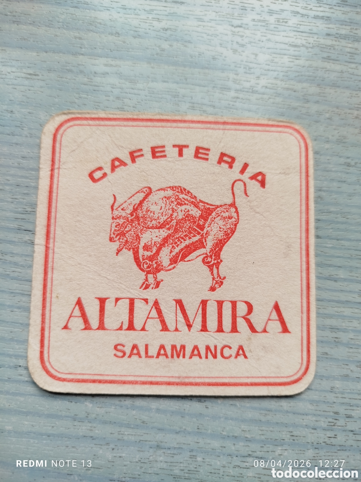 Otros Art&iacute;culos de Coleccionismo en Papel: posavasos -CAFETERIA ALTAMIRA-SALAMANCA