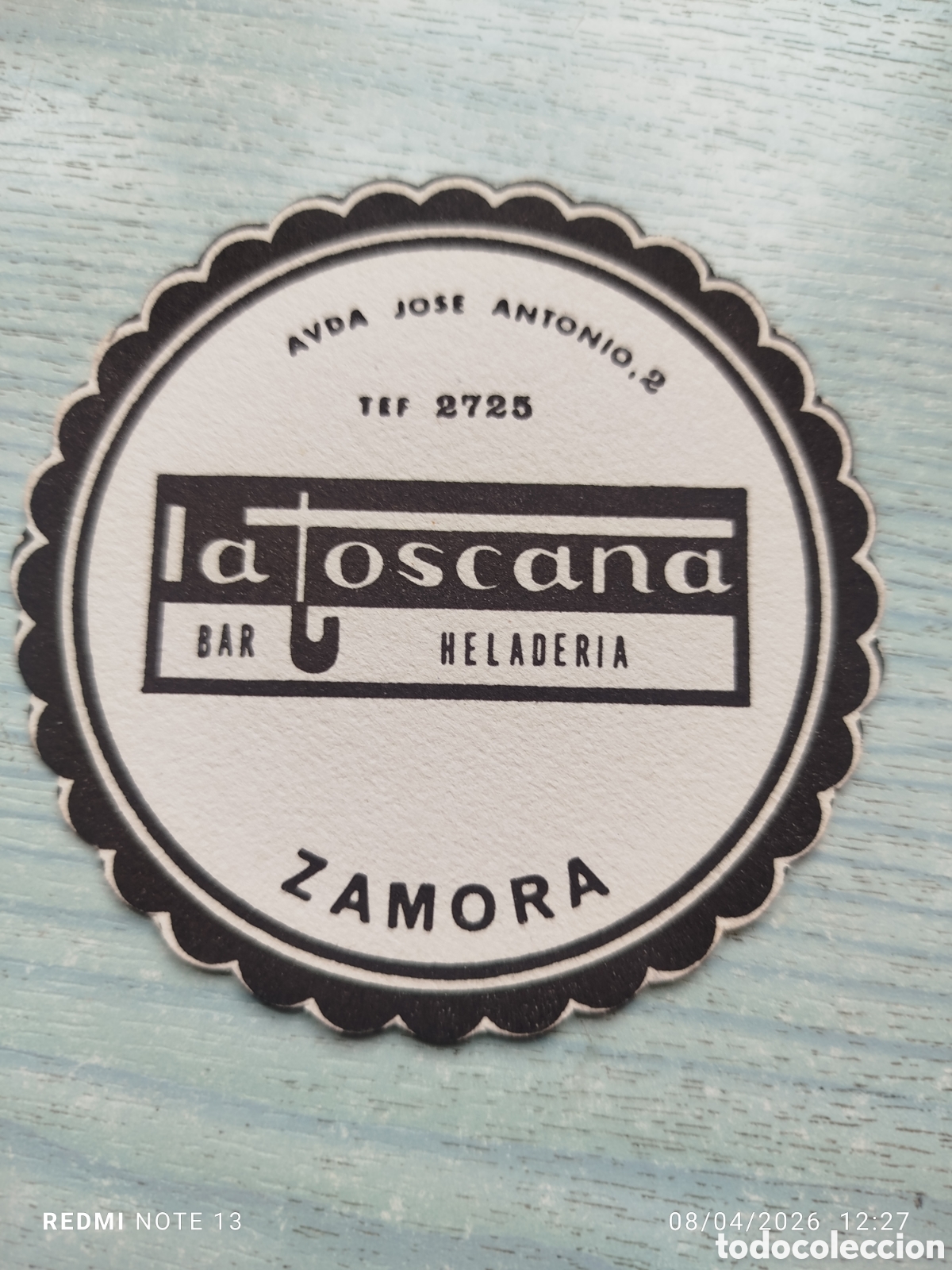 Otros Art&iacute;culos de Coleccionismo en Papel: posavasos -BAR LA TOSCANA--ZAMORA
