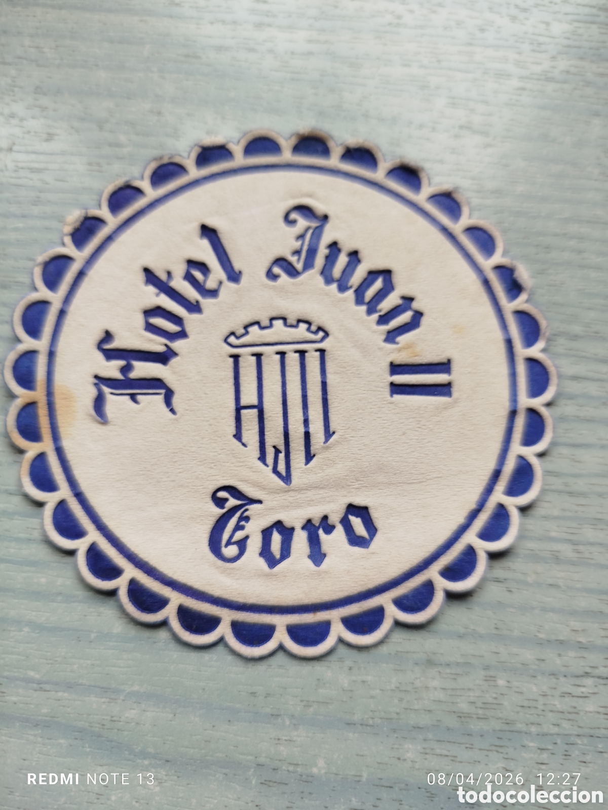 Otros Art&iacute;culos de Coleccionismo en Papel: posavasos -HOTEL JUAN II -TORO--ZAMORA