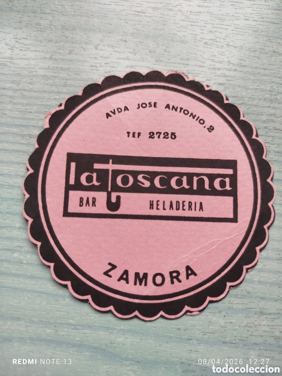 Otros Art&iacute;culos de Coleccionismo en Papel: posavasos -BAR LA TOSCANA--ZAMORA