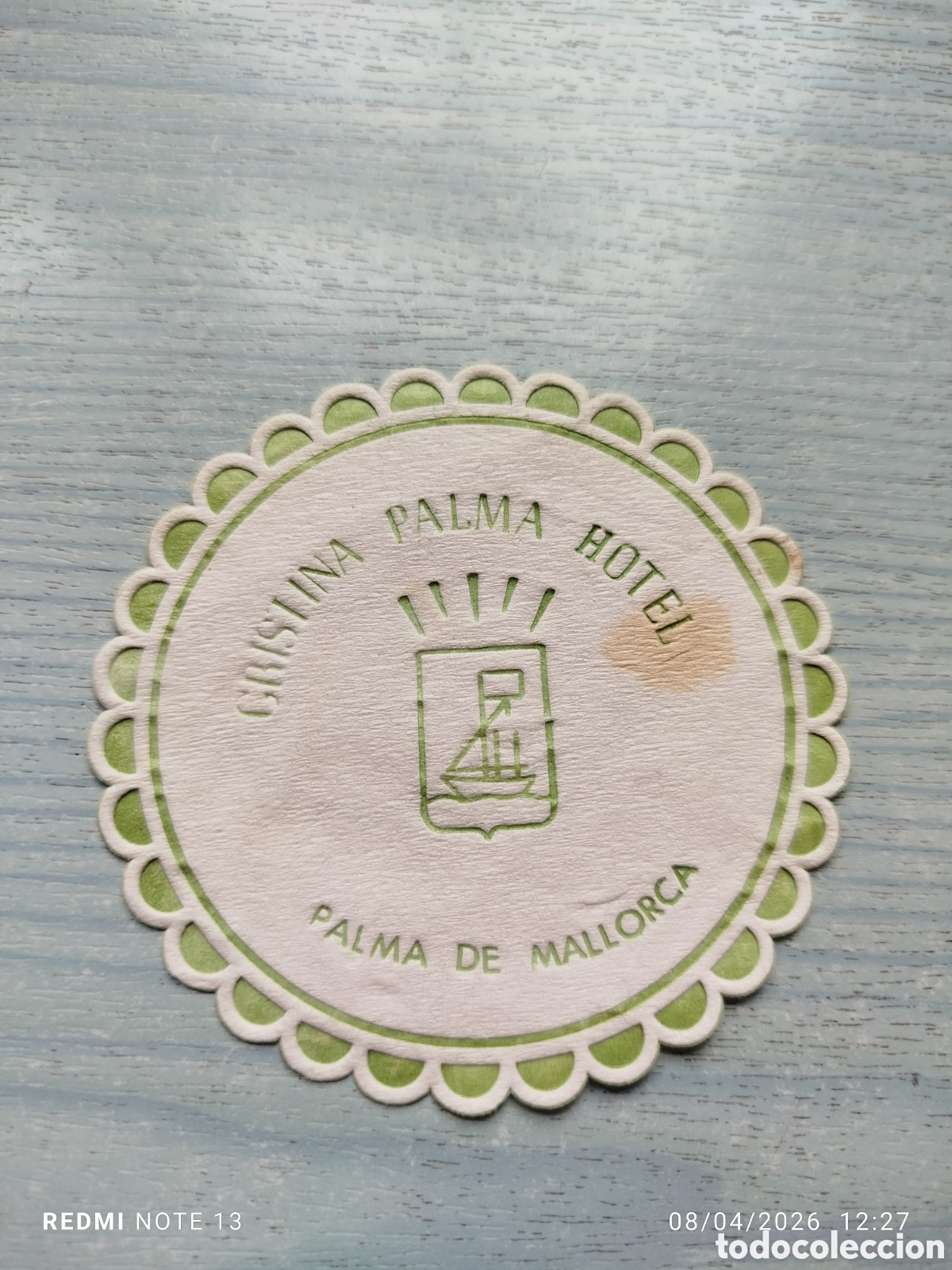Otros Art&iacute;culos de Coleccionismo en Papel: posavasos -Hotel cristina palma--PALMA DE MALLORCA