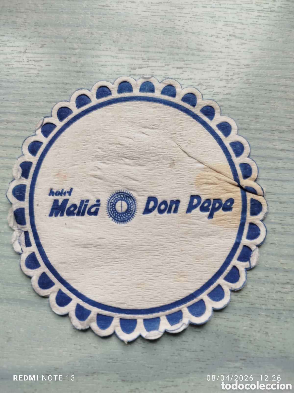 Otros Art&iacute;culos de Coleccionismo en Papel: posavasos -Hotel MELIA DON PEPE