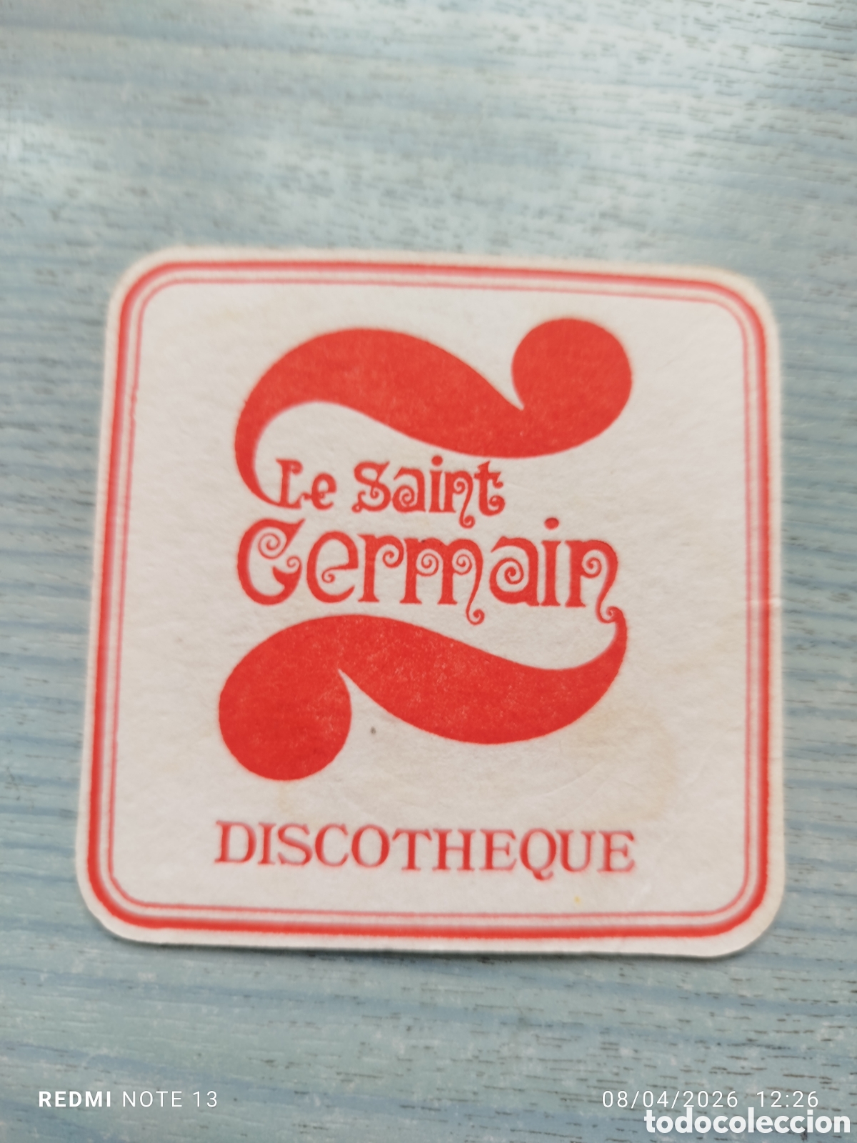 Otros Art&iacute;culos de Coleccionismo en Papel: posavasos -discoteca le saint germain-SALOU