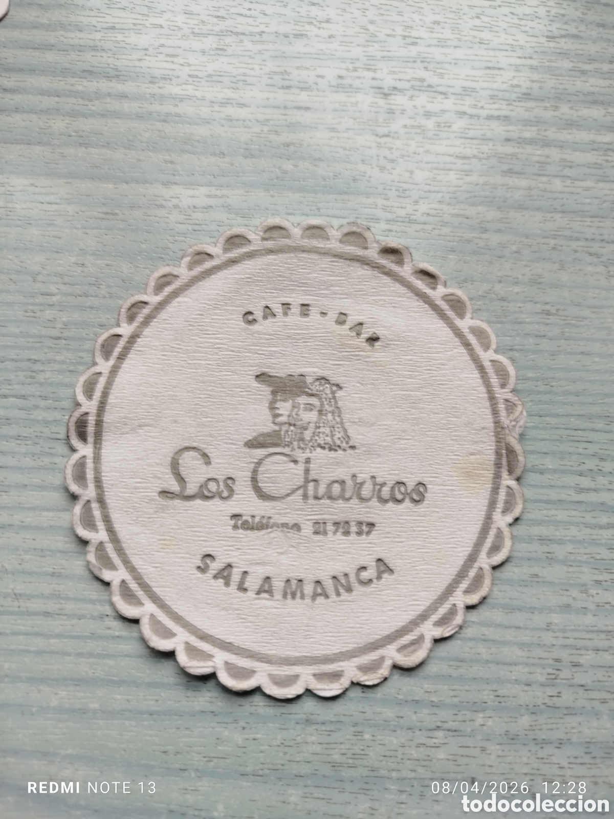Otros Art&iacute;culos de Coleccionismo en Papel: posavasos -cafe bae los charros--salamanca