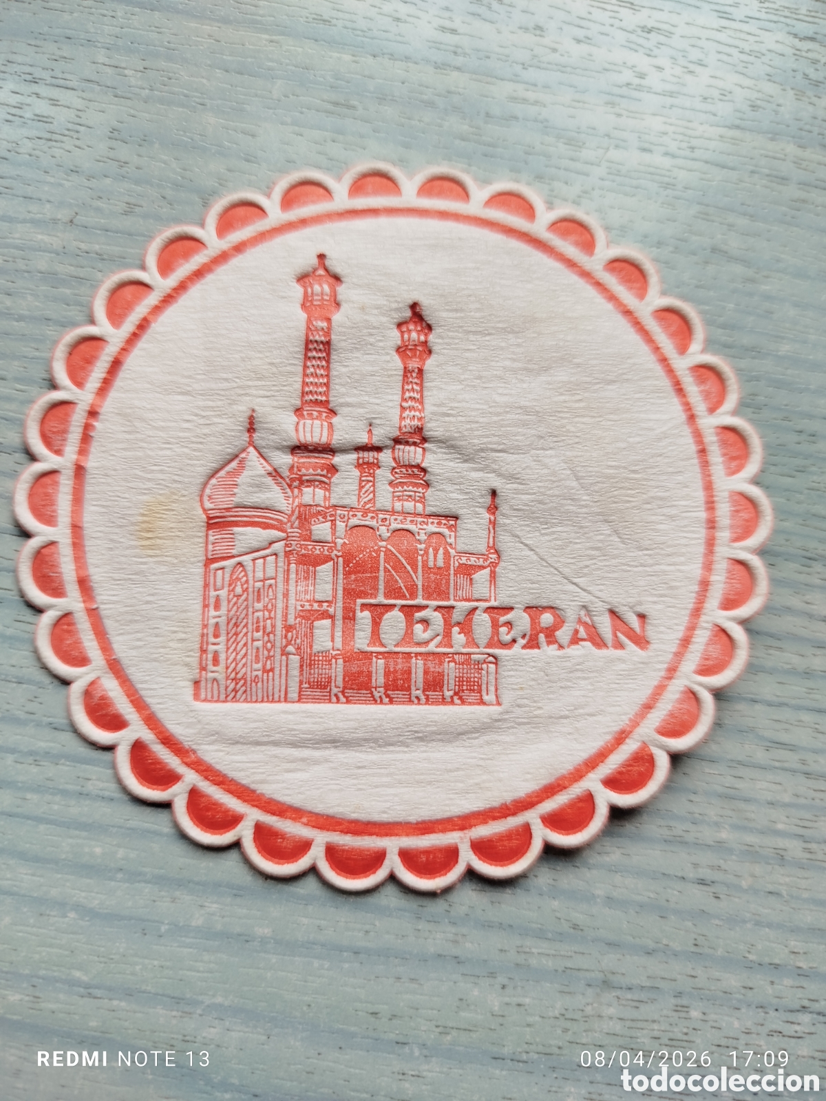 Otros Art&iacute;culos de Coleccionismo en Papel: posavasos -cafeteria teheran--laredo cantabria