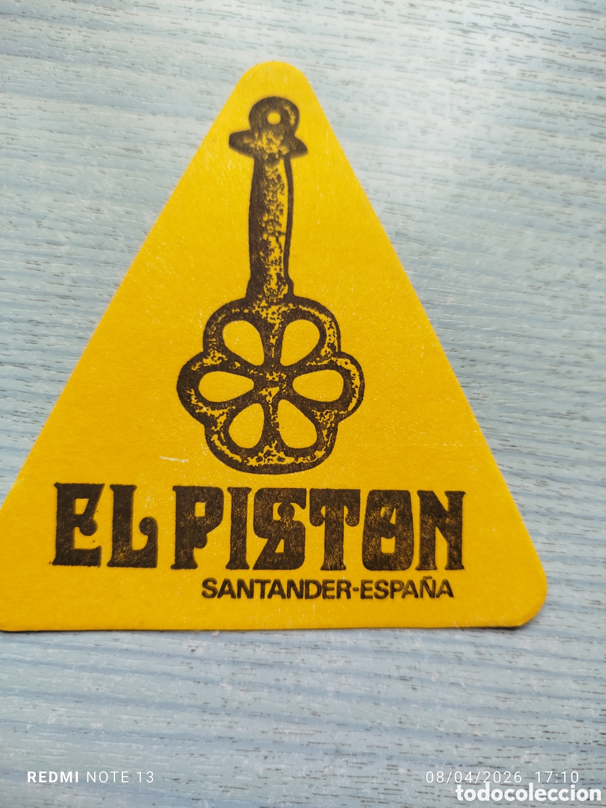 Outros artigos de papel: posavasos -el piston--santander