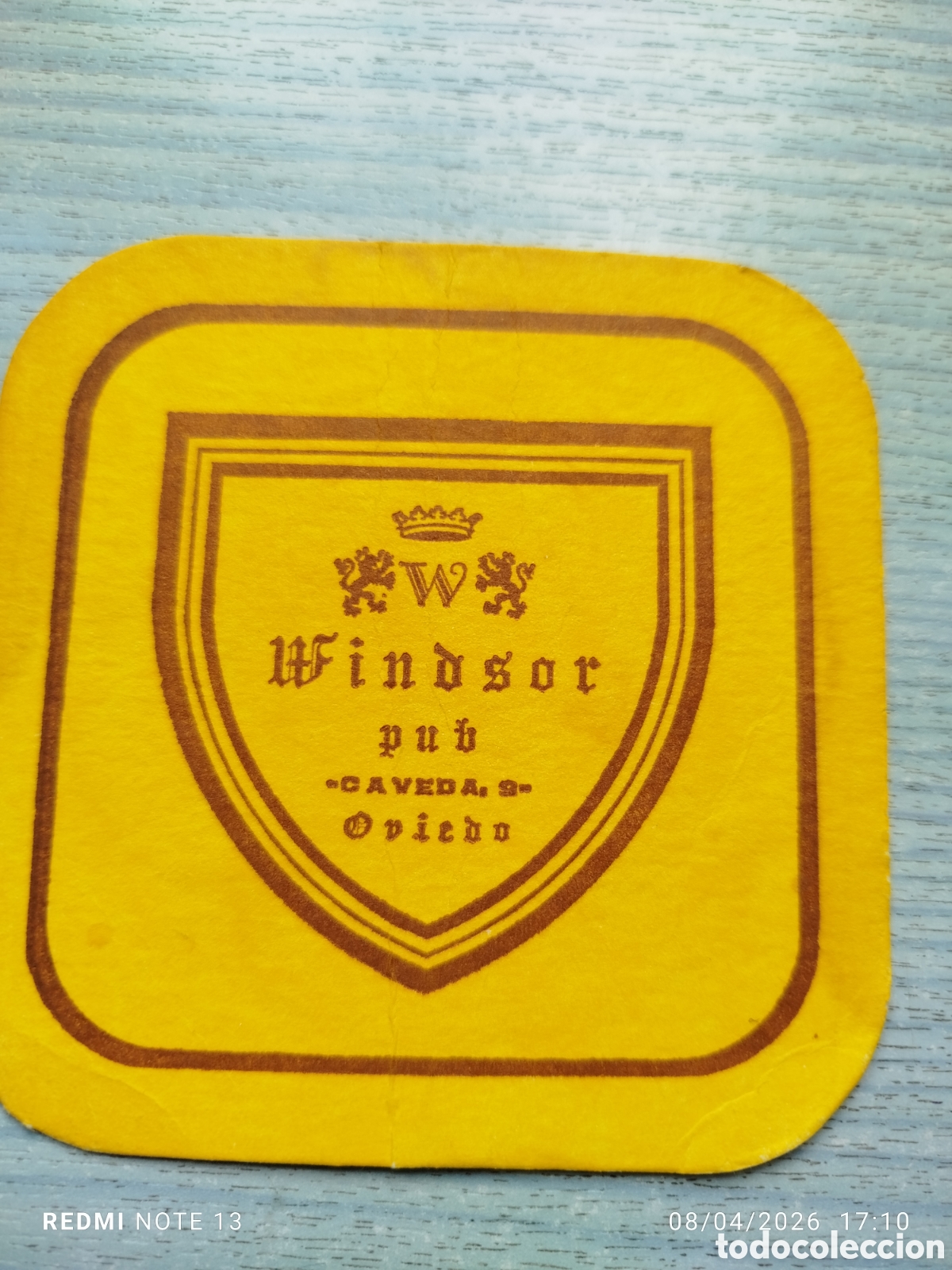 Otros Art&iacute;culos de Coleccionismo en Papel: posavasos - pub windsor--oviedo