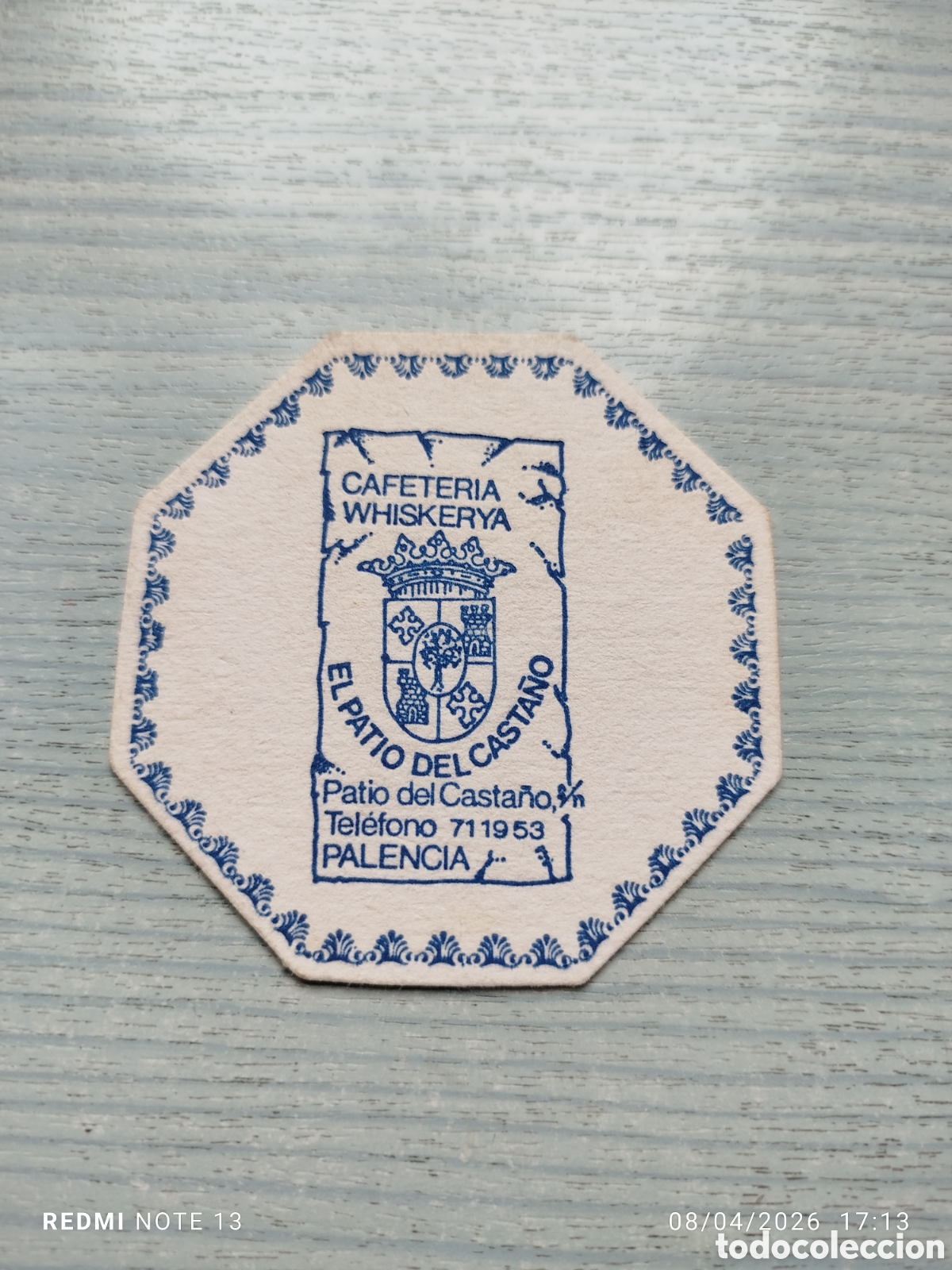 Otros Art&iacute;culos de Coleccionismo en Papel: posavasos -el patio del casta&ntilde;o-palencia