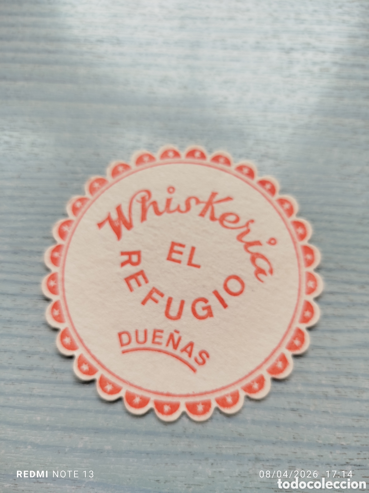 Otros Art&iacute;culos de Coleccionismo en Papel: posavasos whiskeria el refugio.due&ntilde;as. palencia