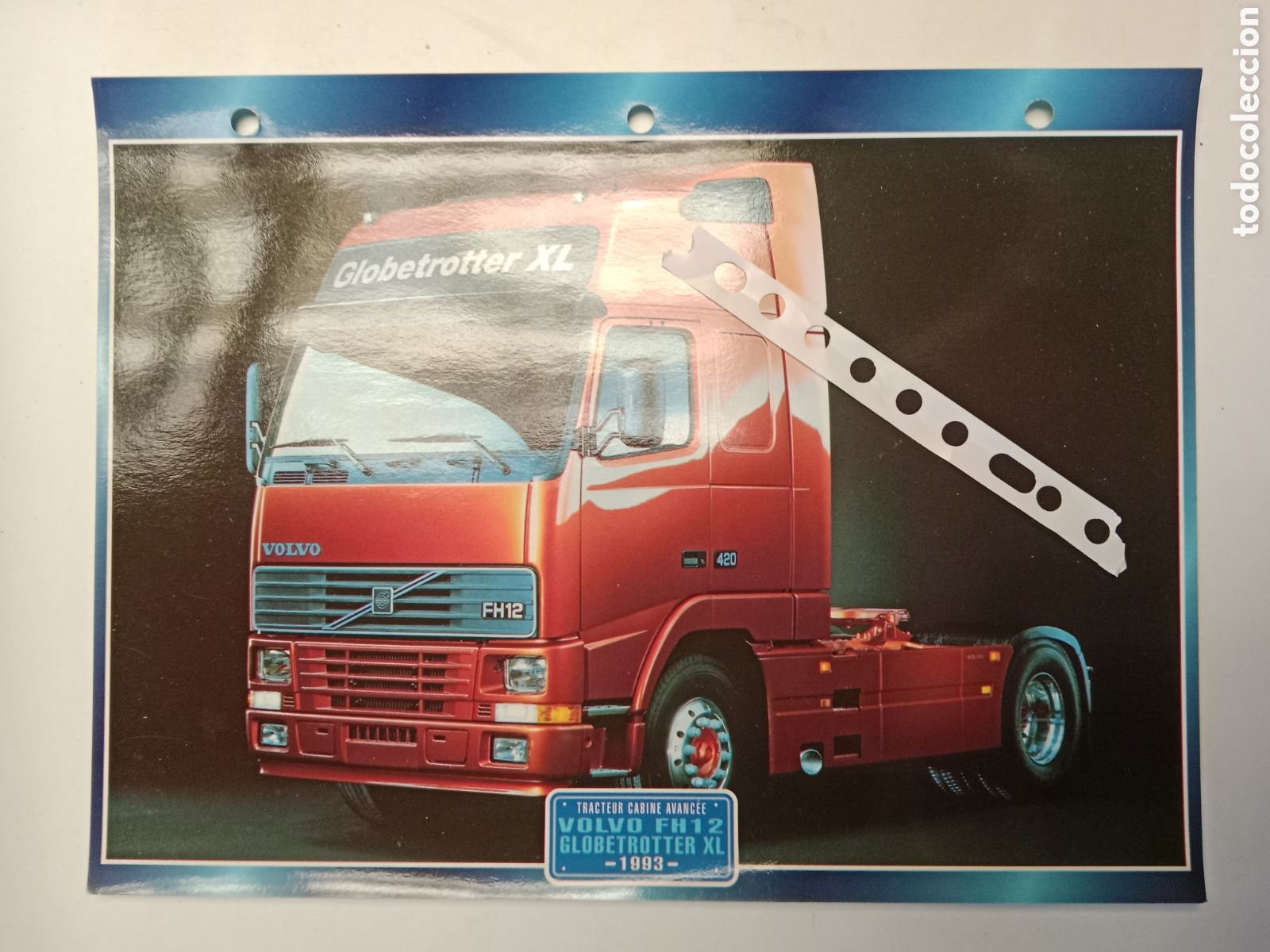 Otros Art&iacute;culos de Coleccionismo en Papel: Ficha cami&oacute;n Volvo FH 12 globetrotter XL