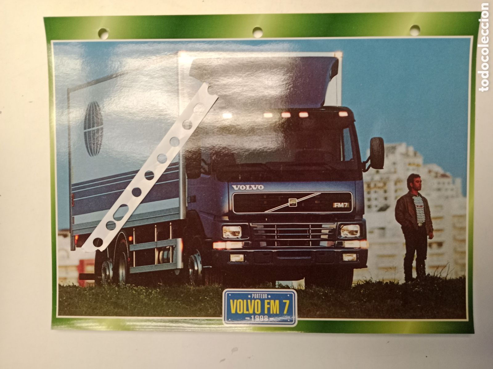 Otros Art&iacute;culos de Coleccionismo en Papel: Ficha cami&oacute;n Volvo FM 7