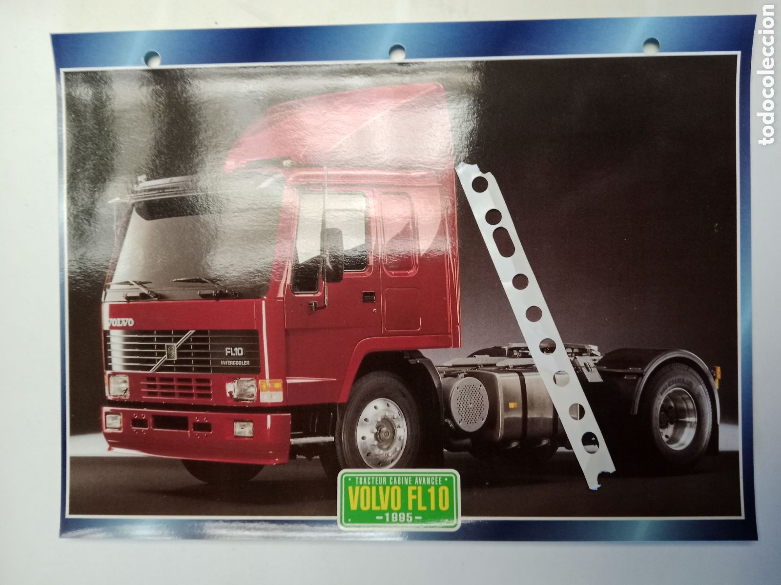 Otros Art&iacute;culos de Coleccionismo en Papel: Ficha cami&oacute;n Volvo FL 10