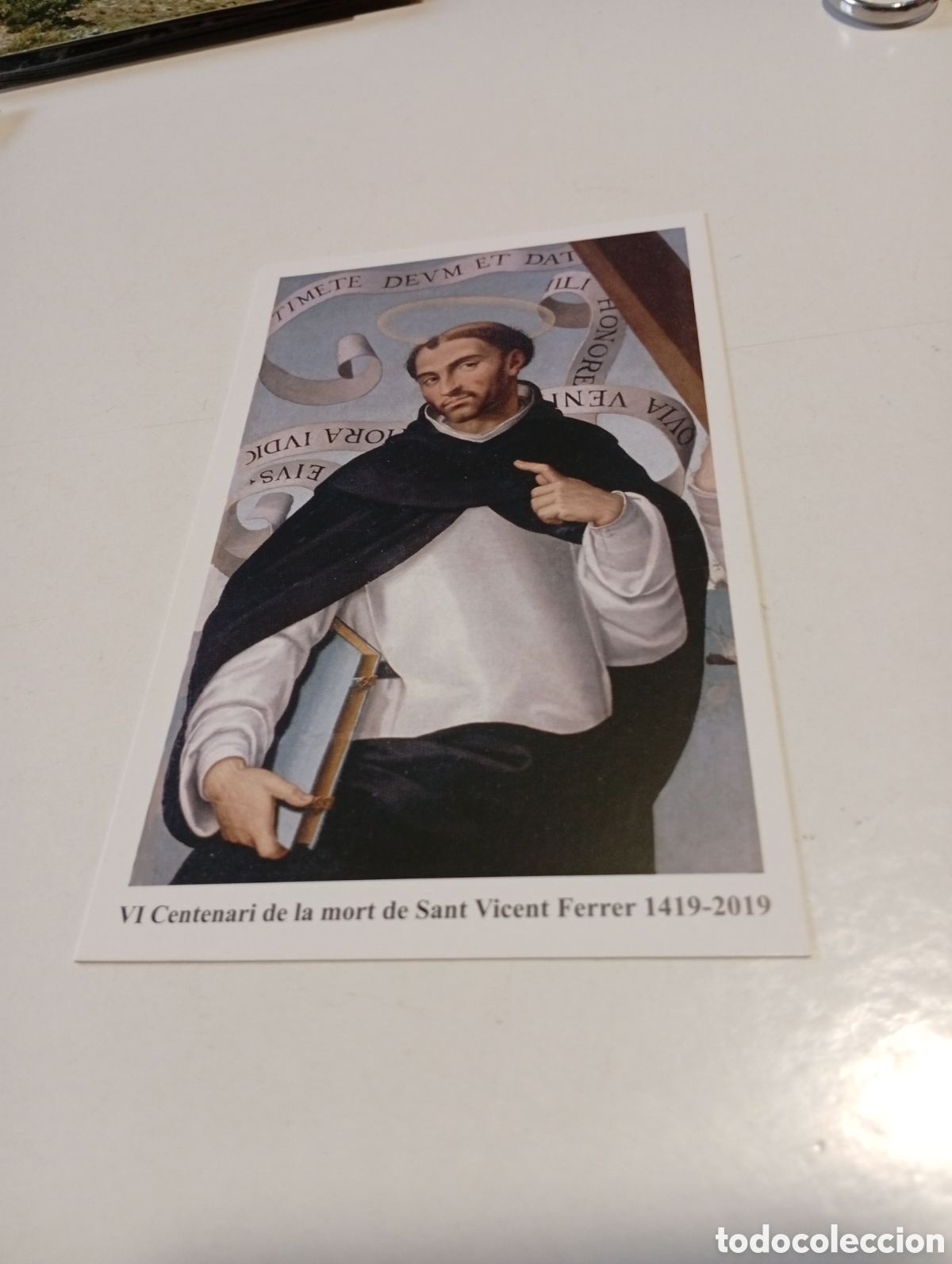 Otros Art&iacute;culos de Coleccionismo en Papel: Estampa religiosa himne a Sant Vicent Ferrer