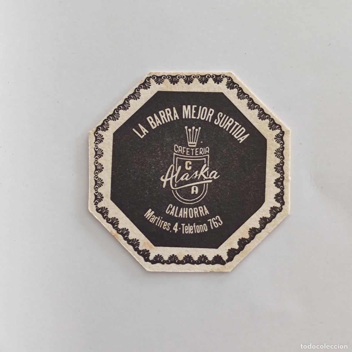 Otros Art&iacute;culos de Coleccionismo en Papel: POSAVASOS - LA RIOJA / CALAHORRA - CAFETERIA ALASKA