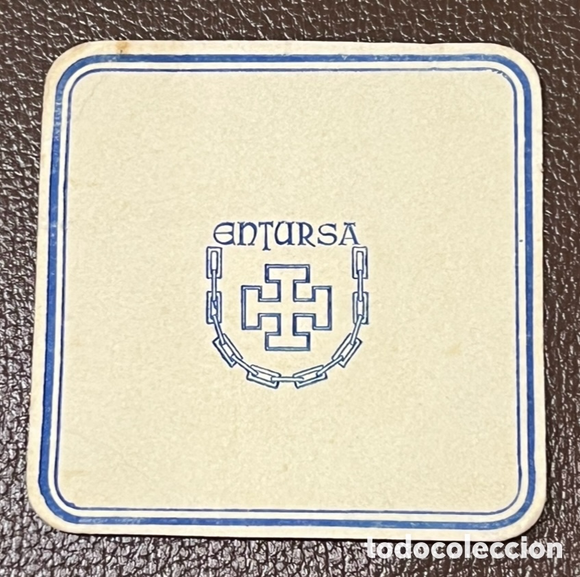 Otros Art&iacute;culos de Coleccionismo en Papel: Posavasos. ENTURSA HOTELES. Empresa Nacional de Turismo. A&ntilde;os 70.