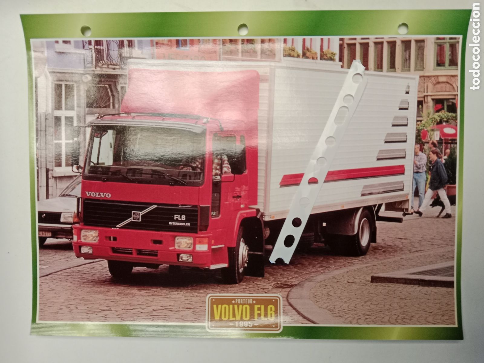 Otros Art&iacute;culos de Coleccionismo en Papel: Ficha cami&oacute;n Volvo FL 6
