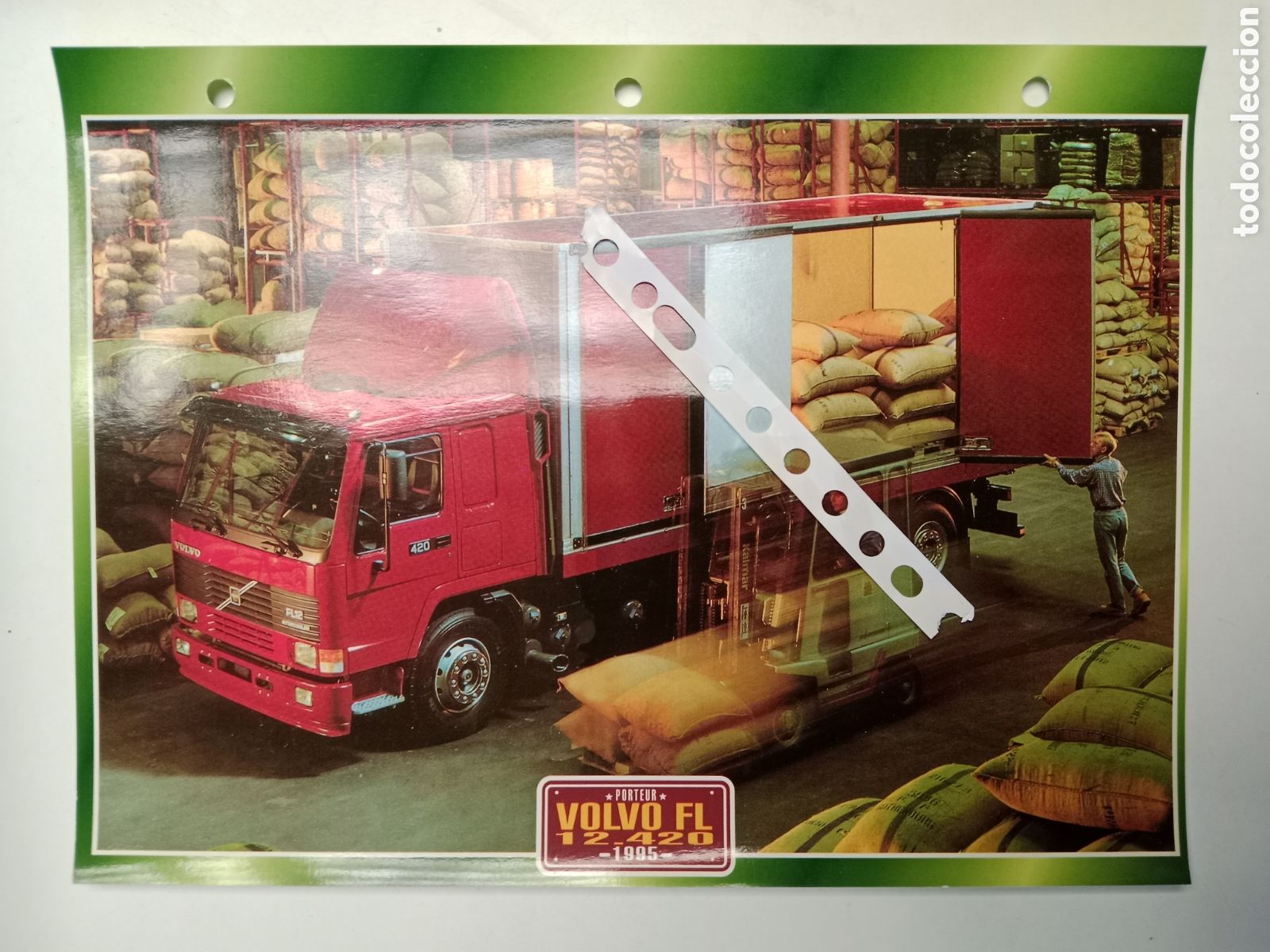 Otros Art&iacute;culos de Coleccionismo en Papel: Ficha cami&oacute;n Volvo FL 12 420