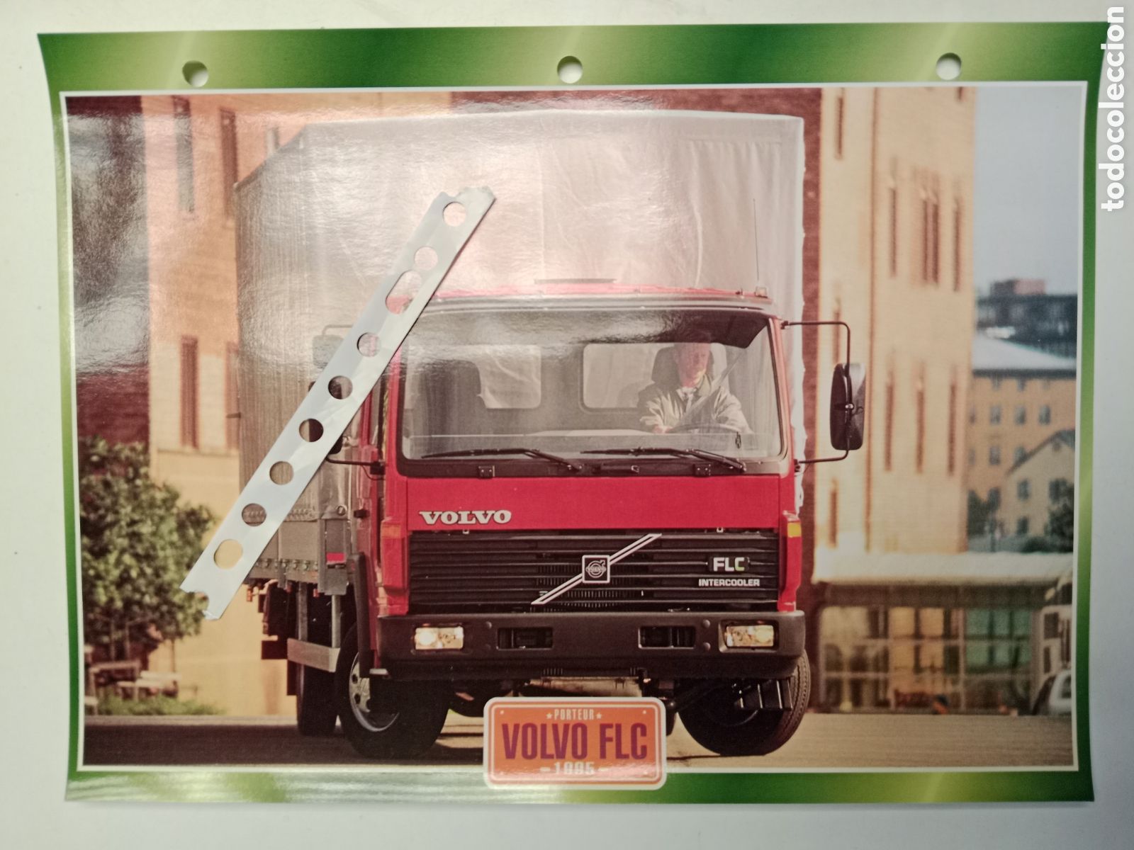 Otros Art&iacute;culos de Coleccionismo en Papel: Ficha cami&oacute;n Volvo FLC