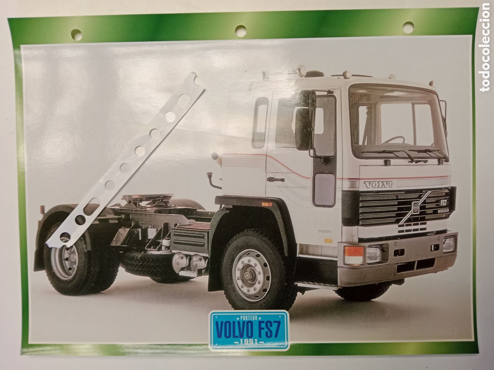 Otros Art&iacute;culos de Coleccionismo en Papel: Ficha cami&oacute;n Volvo FS7