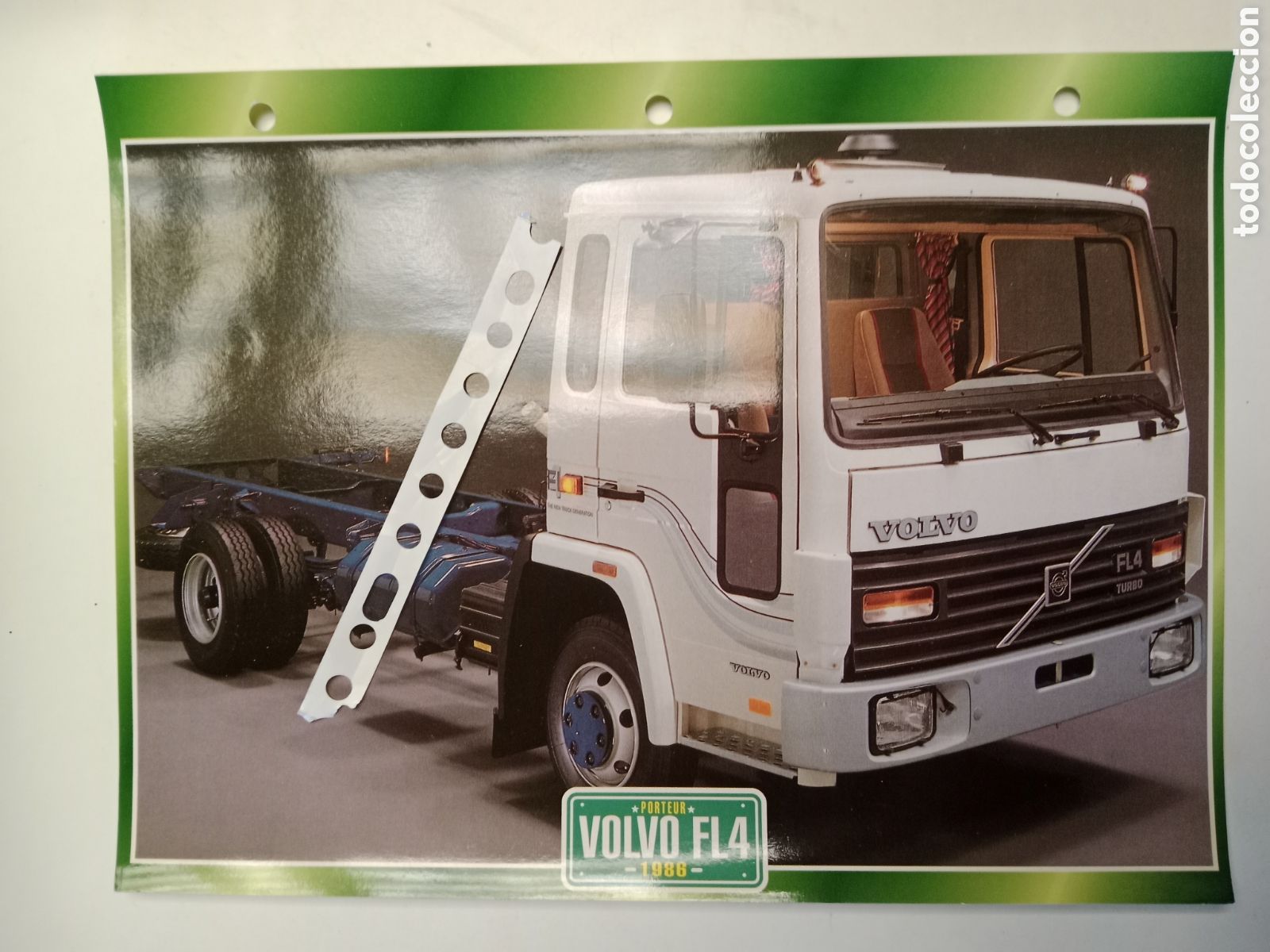 Otros Art&iacute;culos de Coleccionismo en Papel: Ficha cami&oacute;n Volvo FL4