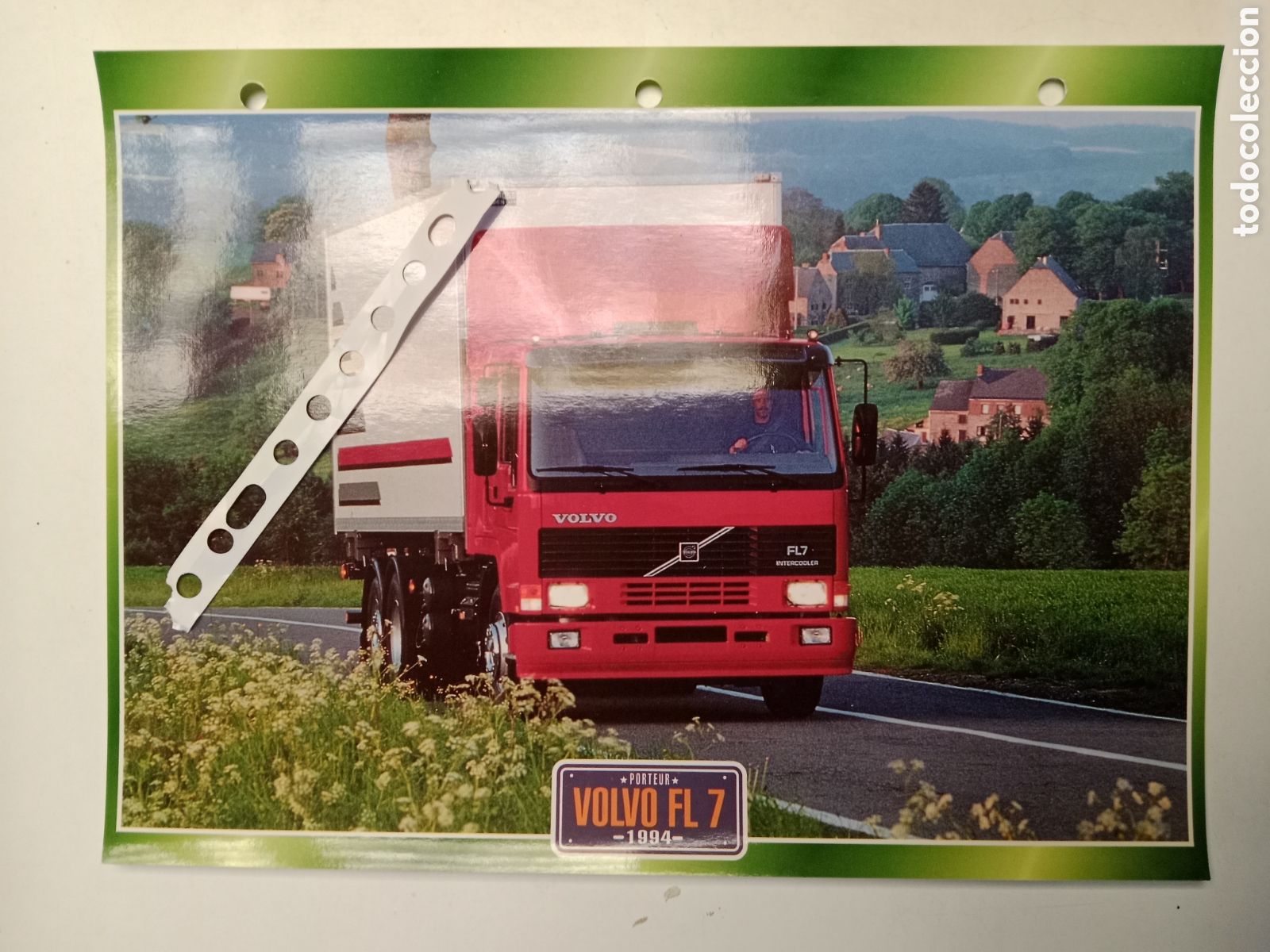 Otros Art&iacute;culos de Coleccionismo en Papel: Ficha cami&oacute;n Volvo FL 7