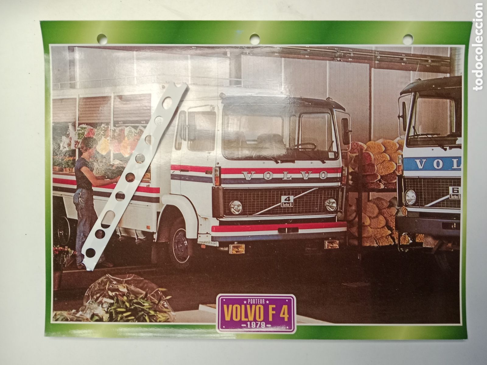 Otros Art&iacute;culos de Coleccionismo en Papel: Ficha cami&oacute;n Volvo F4