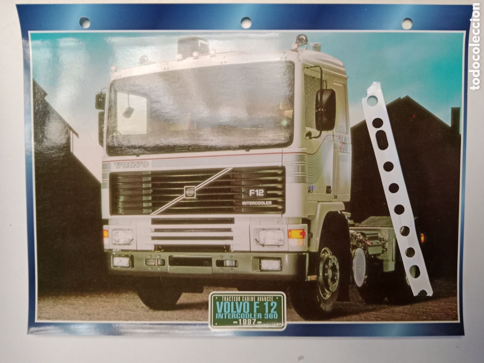 Otros Art&iacute;culos de Coleccionismo en Papel: Ficha cami&oacute;n Volvo F 12