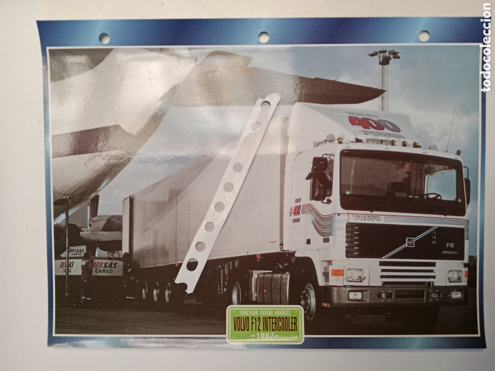 Otros Art&iacute;culos de Coleccionismo en Papel: Ficha cami&oacute;n Volvo F 12
