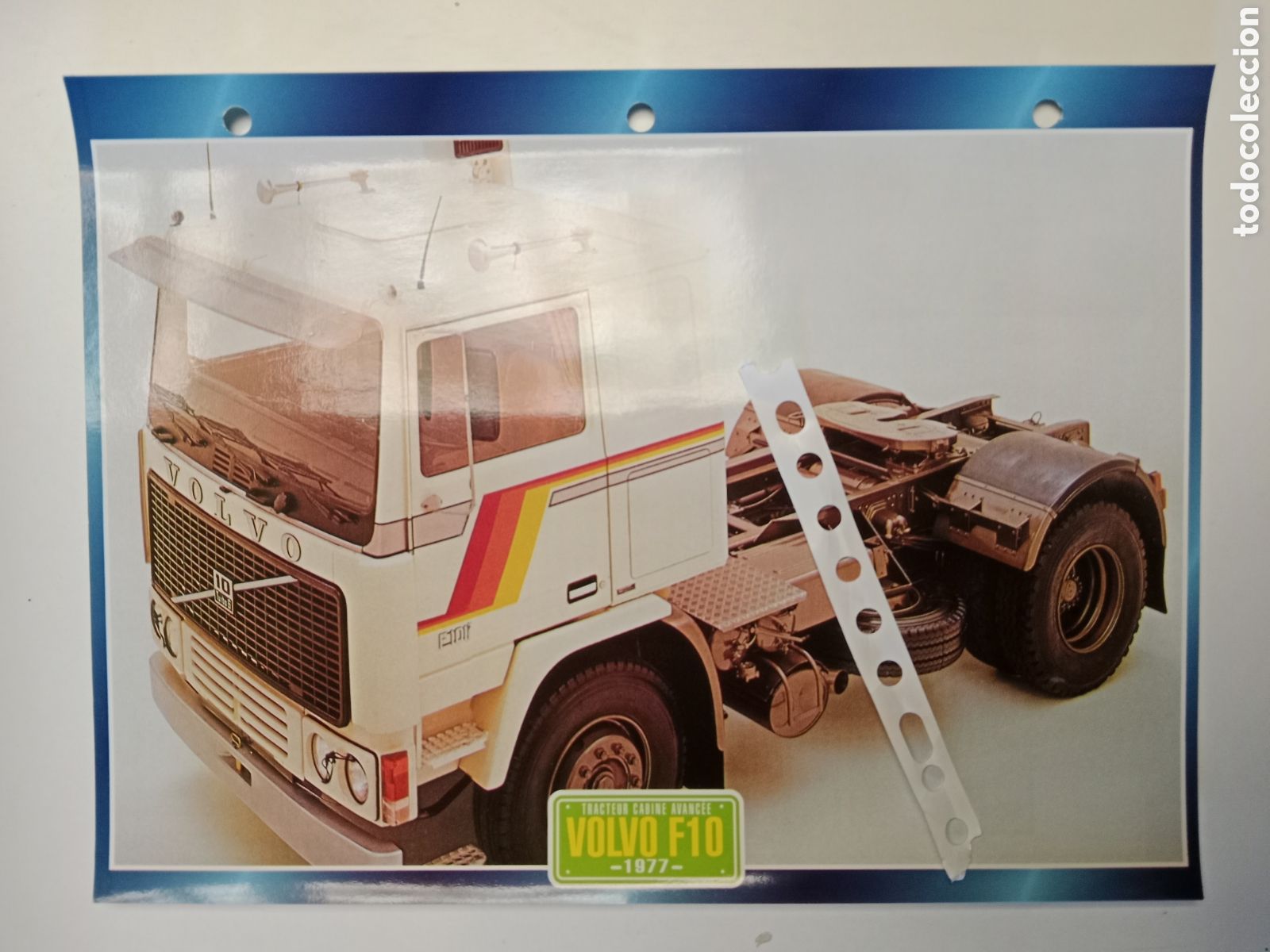 Otros Art&iacute;culos de Coleccionismo en Papel: Ficha cami&oacute;n Volvo F 10