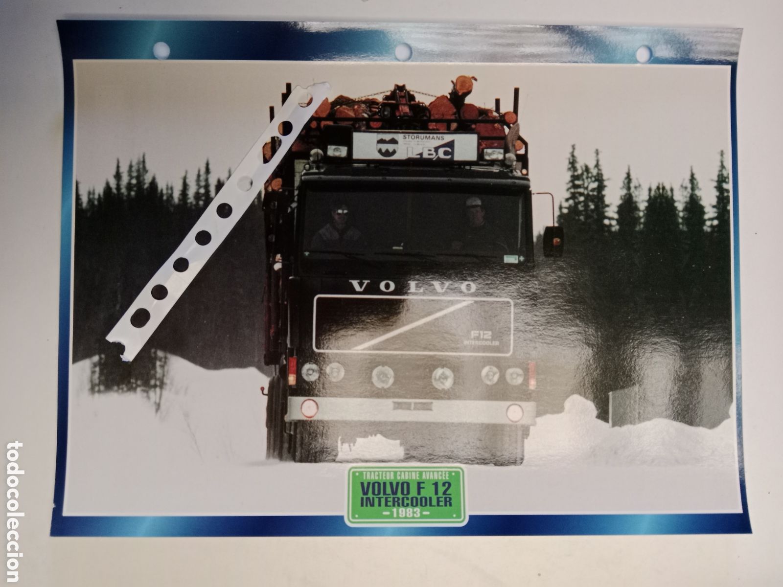 Otros Art&iacute;culos de Coleccionismo en Papel: Ficha cami&oacute;n Volvo F 12