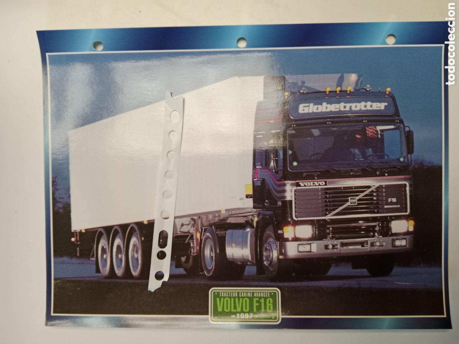 Otros Art&iacute;culos de Coleccionismo en Papel: Ficha cami&oacute;n Volvo F 16